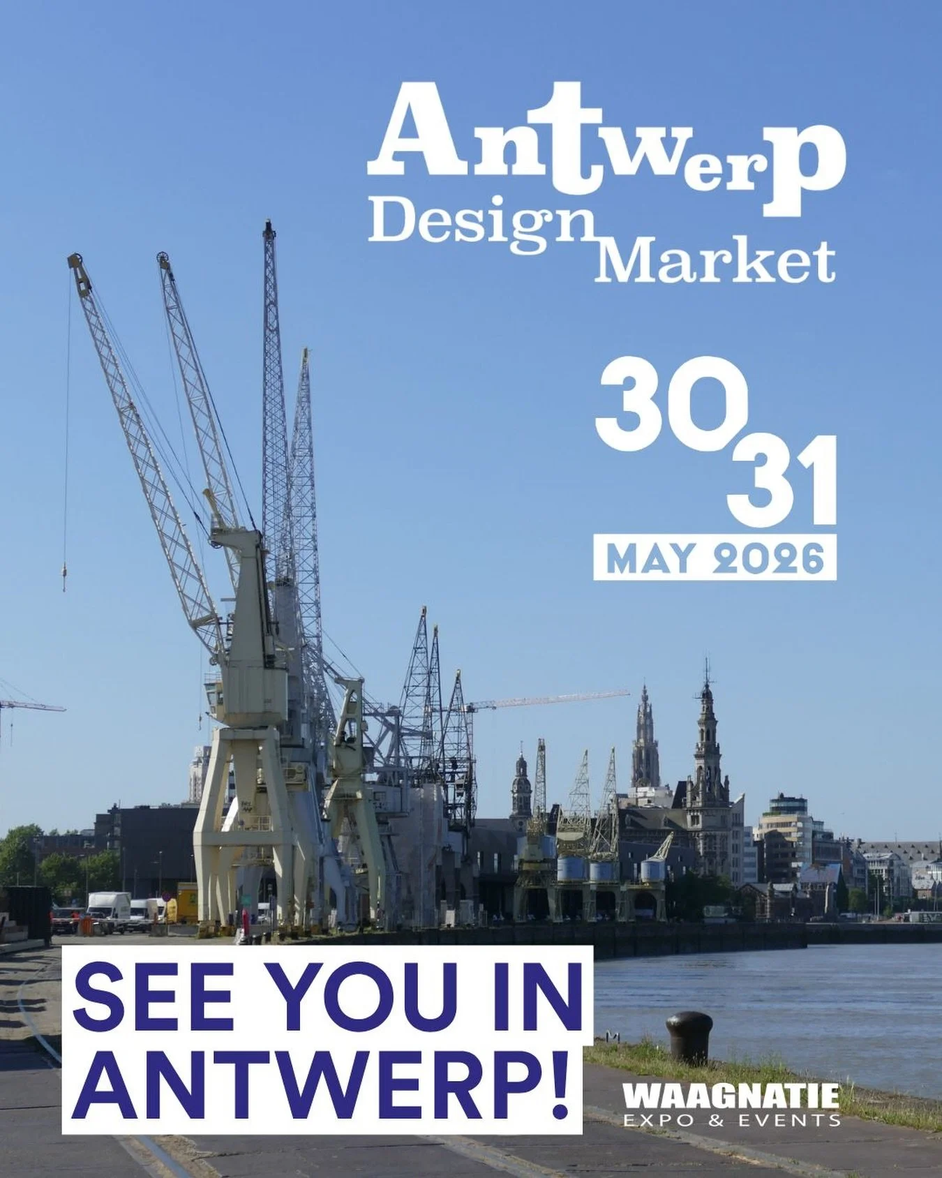 Counting down to @antwerpdesignmarket 
30 &amp; 31 May

We will bring some new exclusive and exciting pieces. Looking forward to welcome you at our booth ! 💙

#threebaysgallery #antwerpdesignmarket #antwerpen #vintagedesign