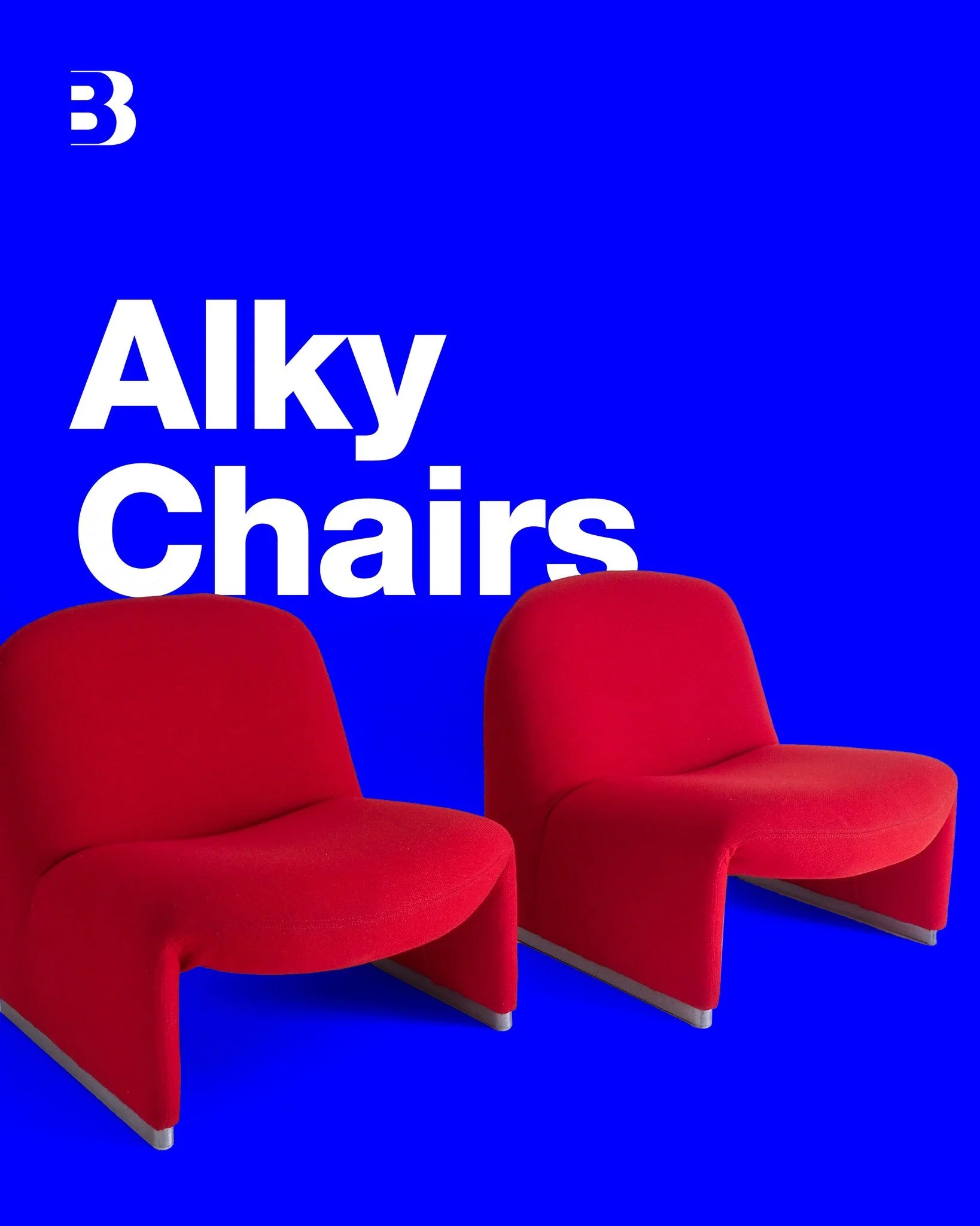 2 Alky Chairs by Giancarlo Piretti for Anonima Castelli 

Stunning pair of vintage Alky chairs, designed by Giancarlo Piretti for Anonima Castelli.

With their signature low, curved shape and ergonomic design, these chairs are as comfortable as they 