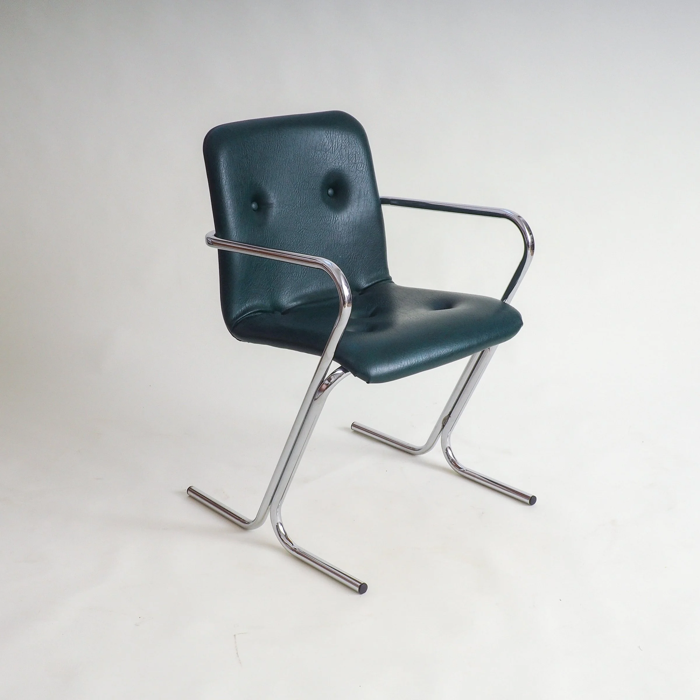 70s Tubular Arm Chair by Tavo
