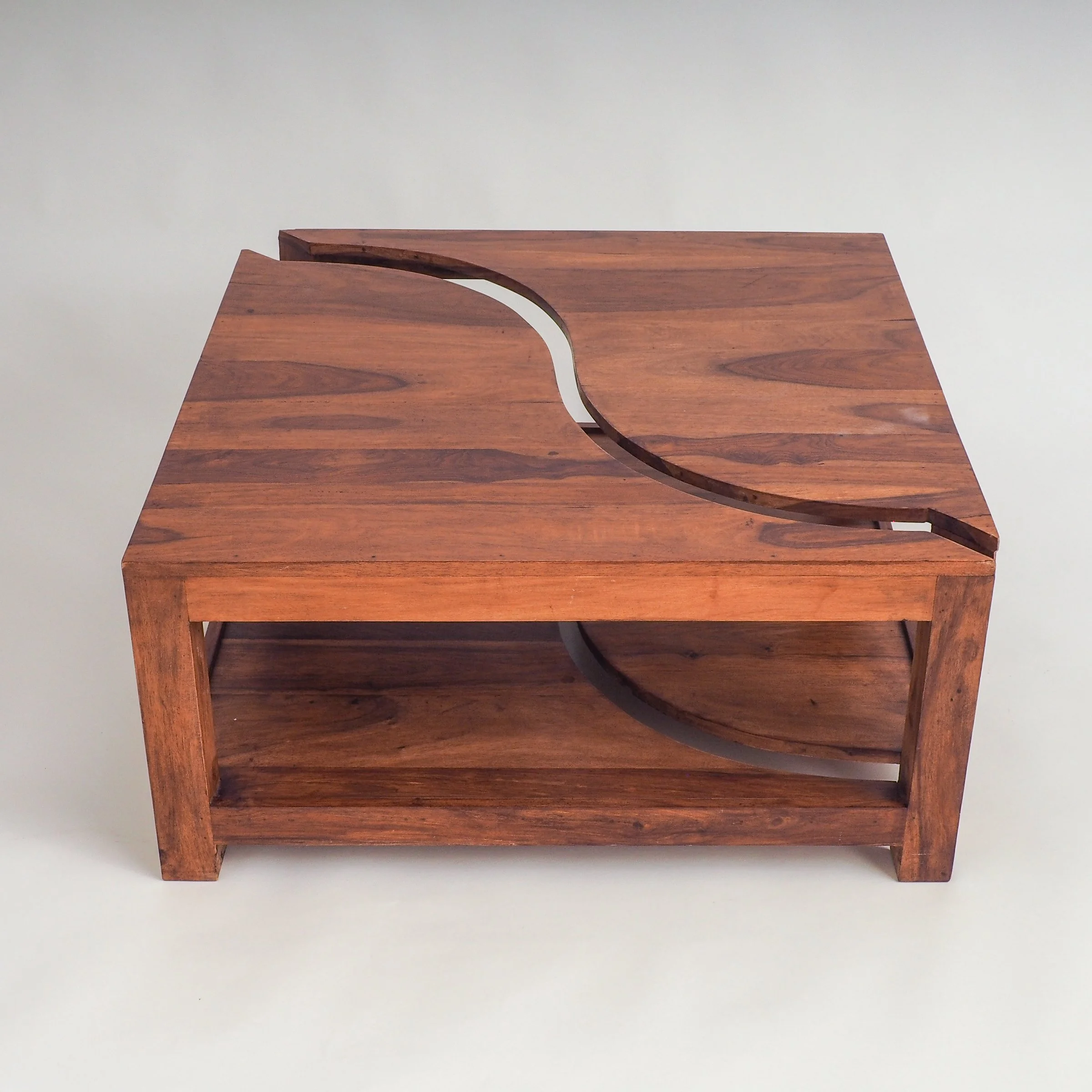 Wooden Yin Yang style Coffee Table