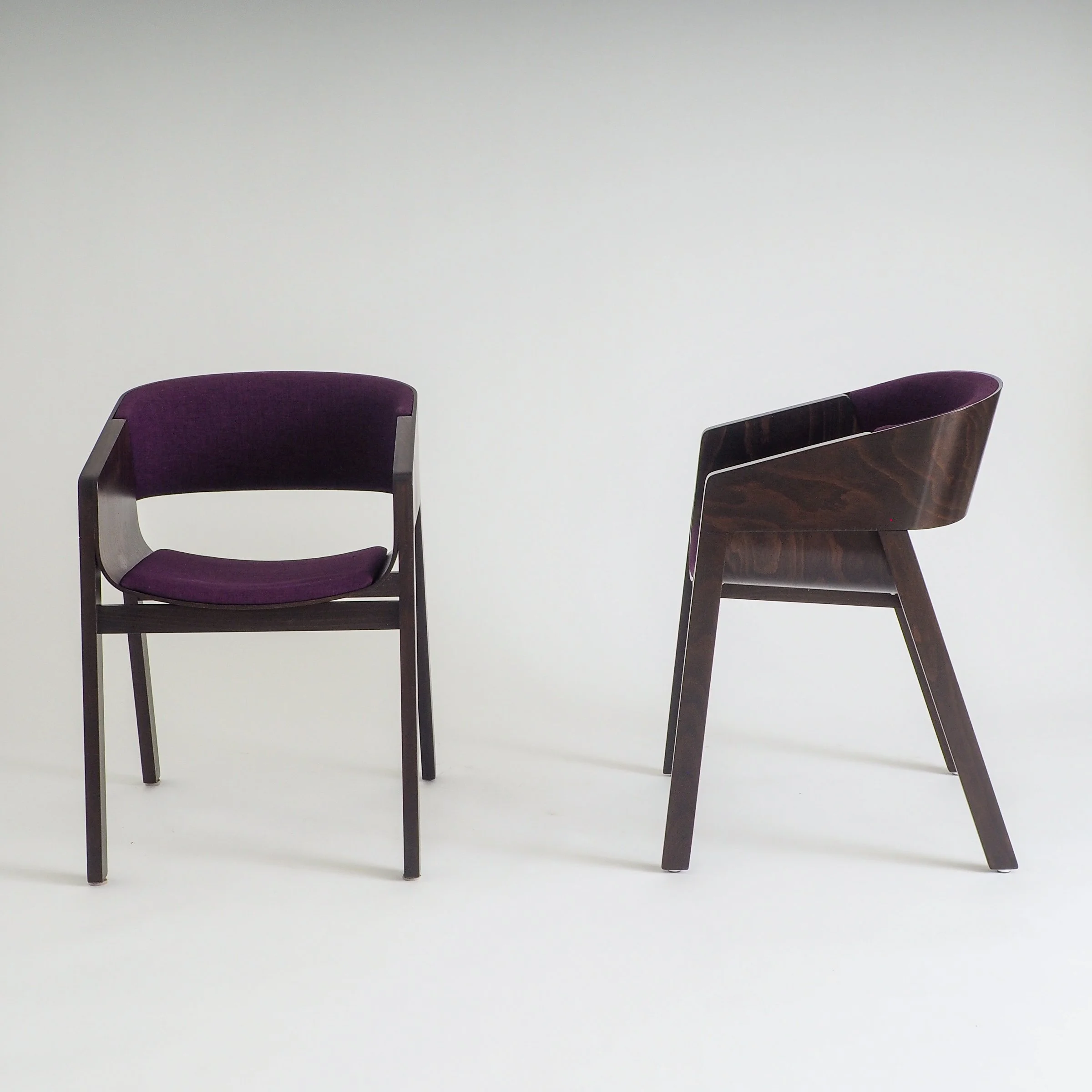 Set of 2 Stunning armchairs by TON
