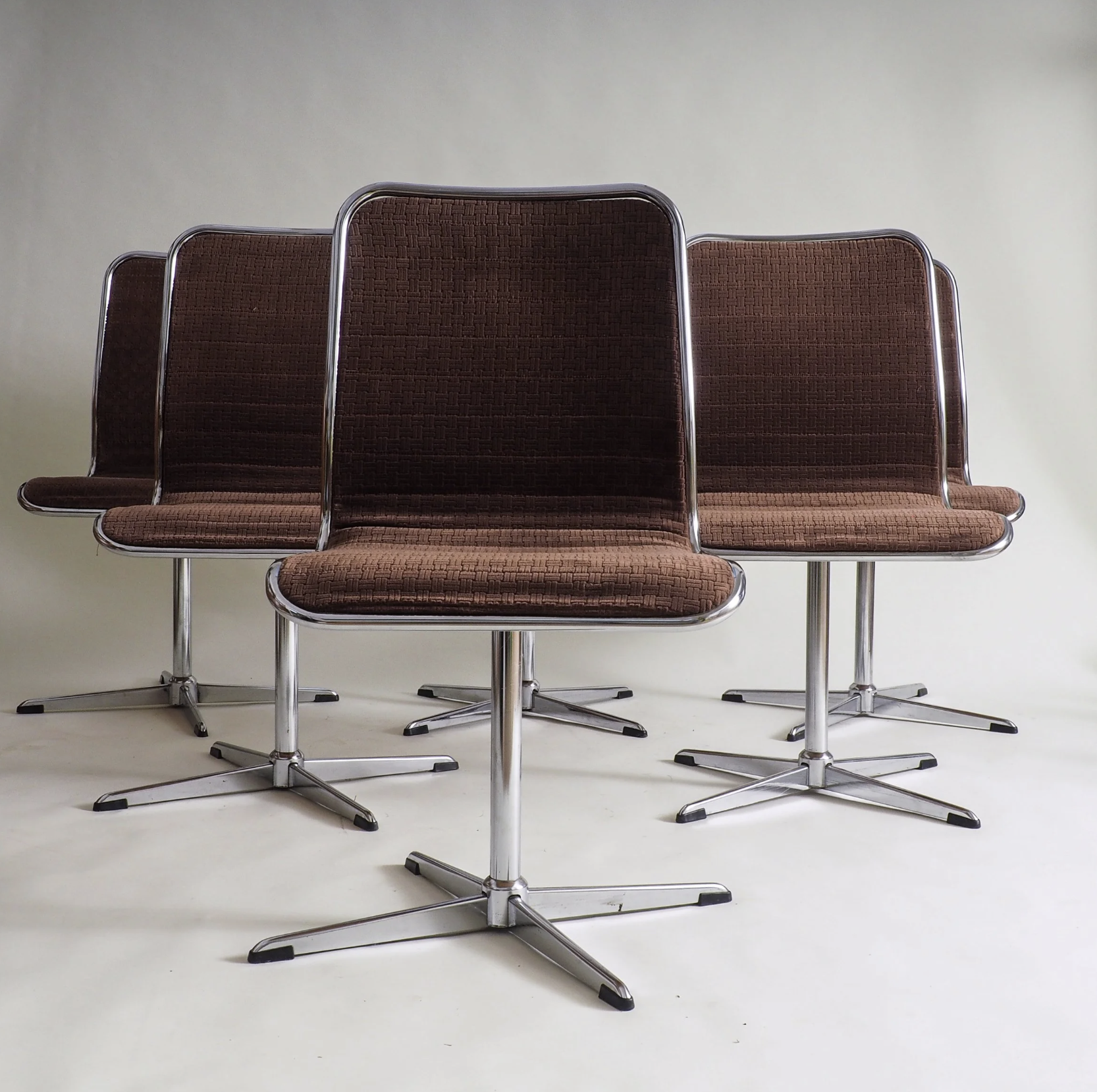 Set of 6 swivel chairs by Tacke Sitzmöbel