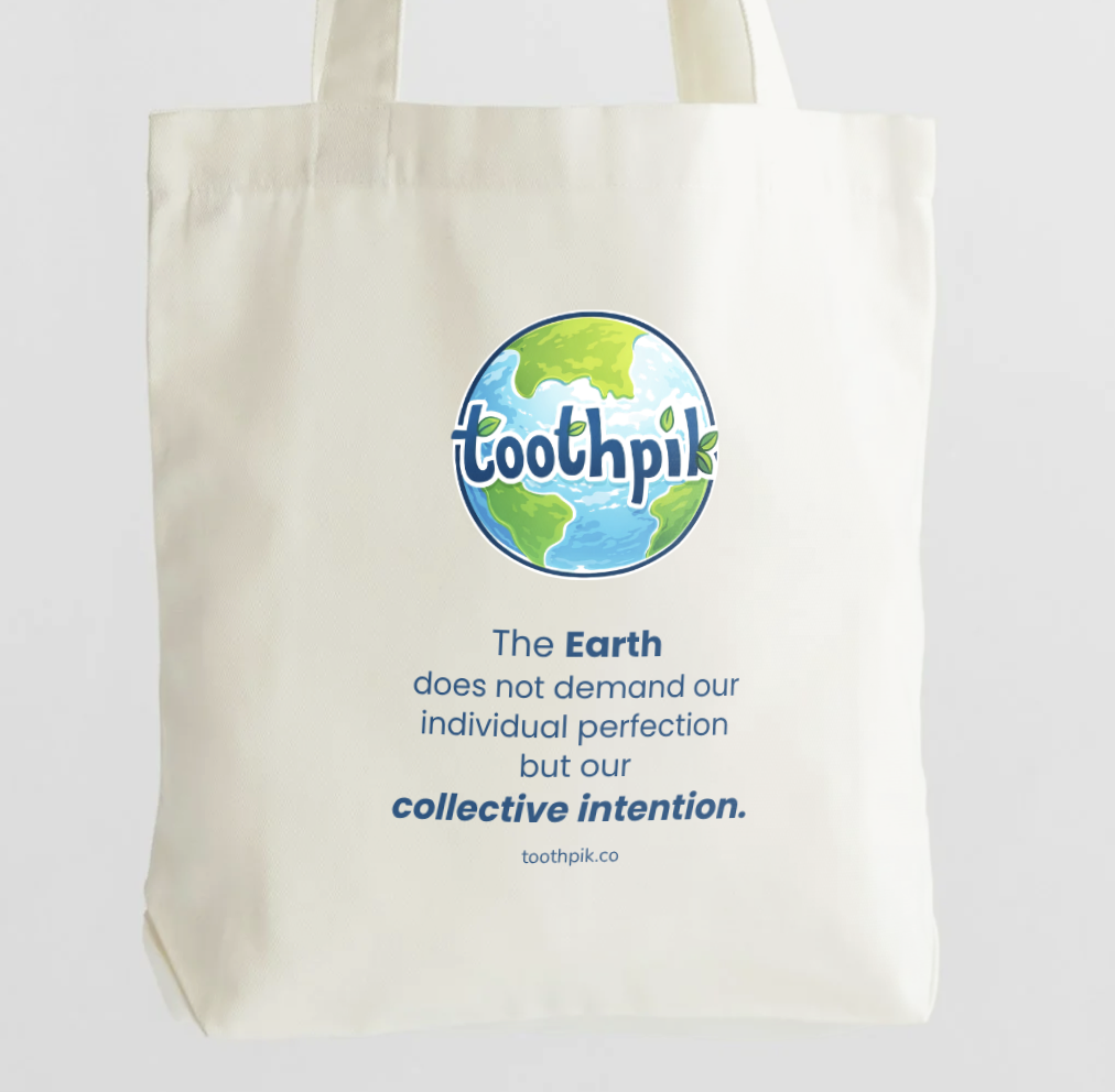 100% Organic Cotton Tote Bag