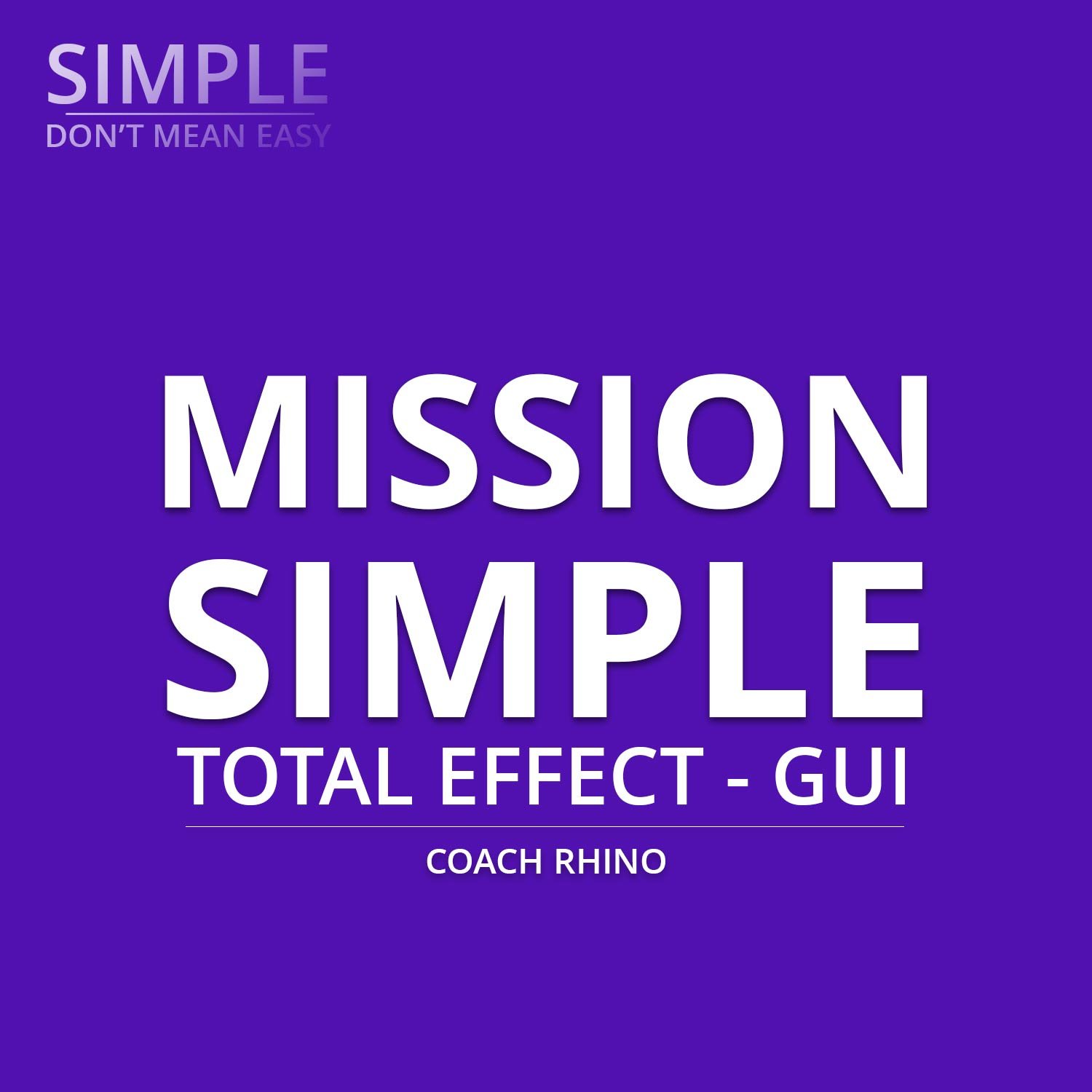 MISSION SIMPLE Total Effect Index - GUI Banner