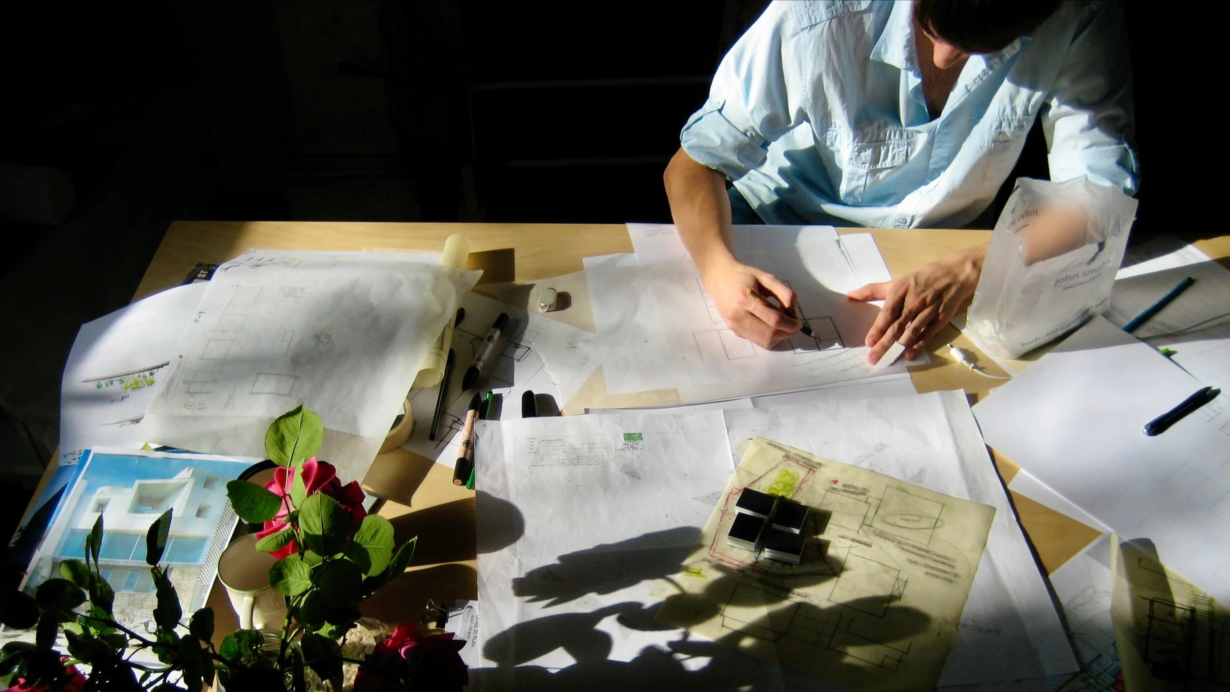 Profile picture of Adam Harris Sketching a concept masterplan for Foxrock project in Dublin