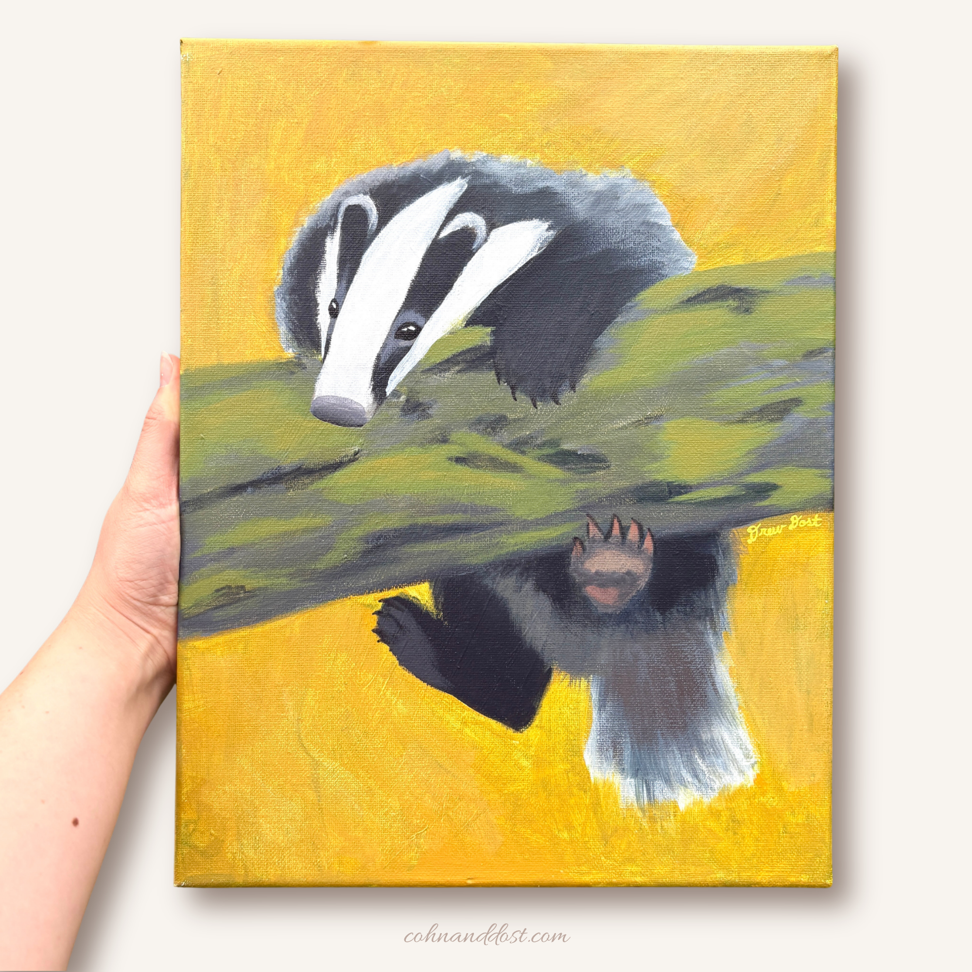 Clamberin' — Original Acrylic Painting 11"x14"