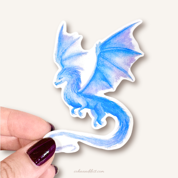 Blue Dragon 3” Vinyl Sticker