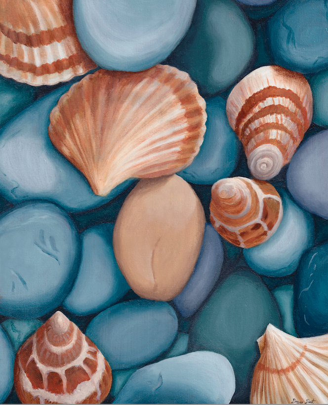 Coastal Keepsakes - Original Painting 16"x20"