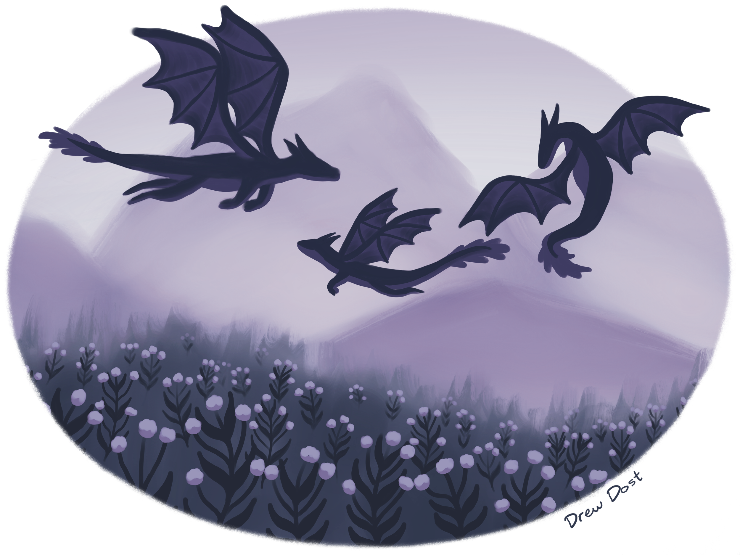 Guardians of the Field, digital illustration