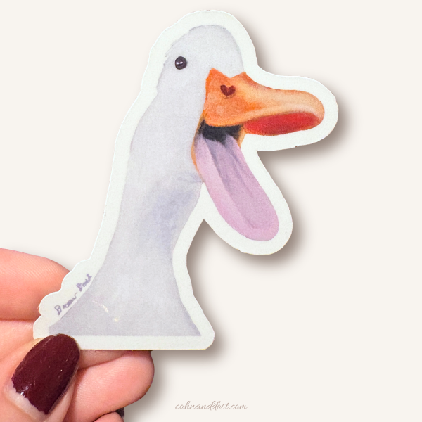 Hello There! Duck 3” Vinyl Sticker