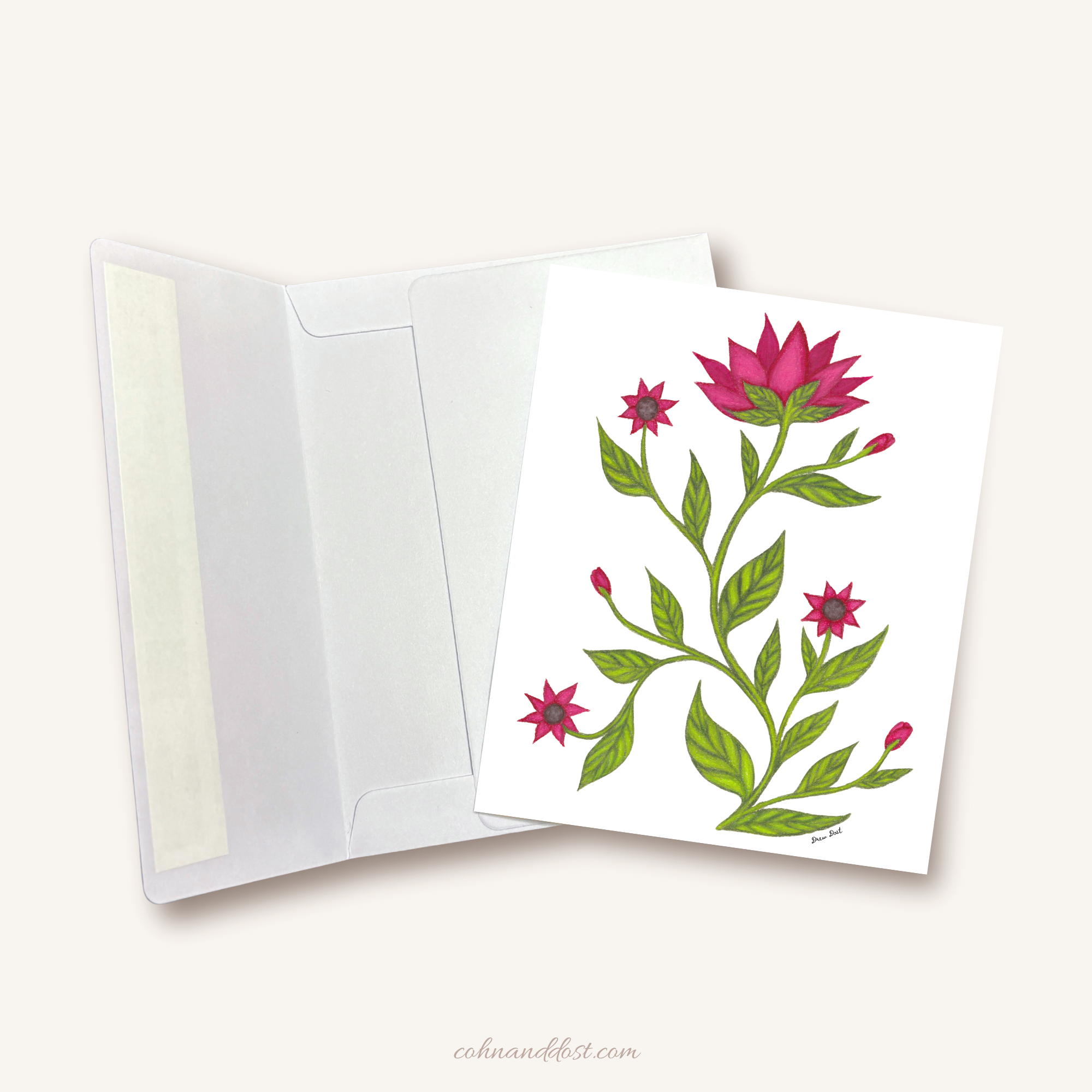 Sunday Flowers Greeting Card