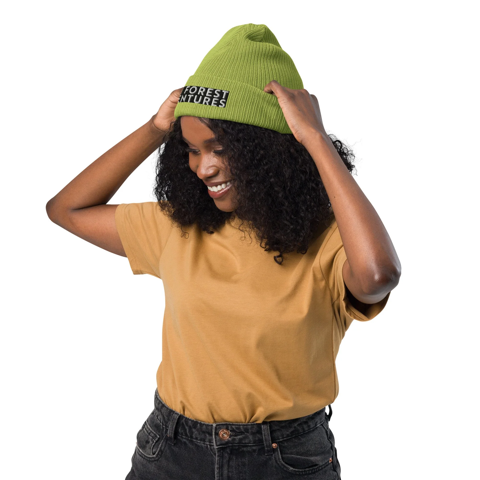 TFA Logo Organic ribbed beanie