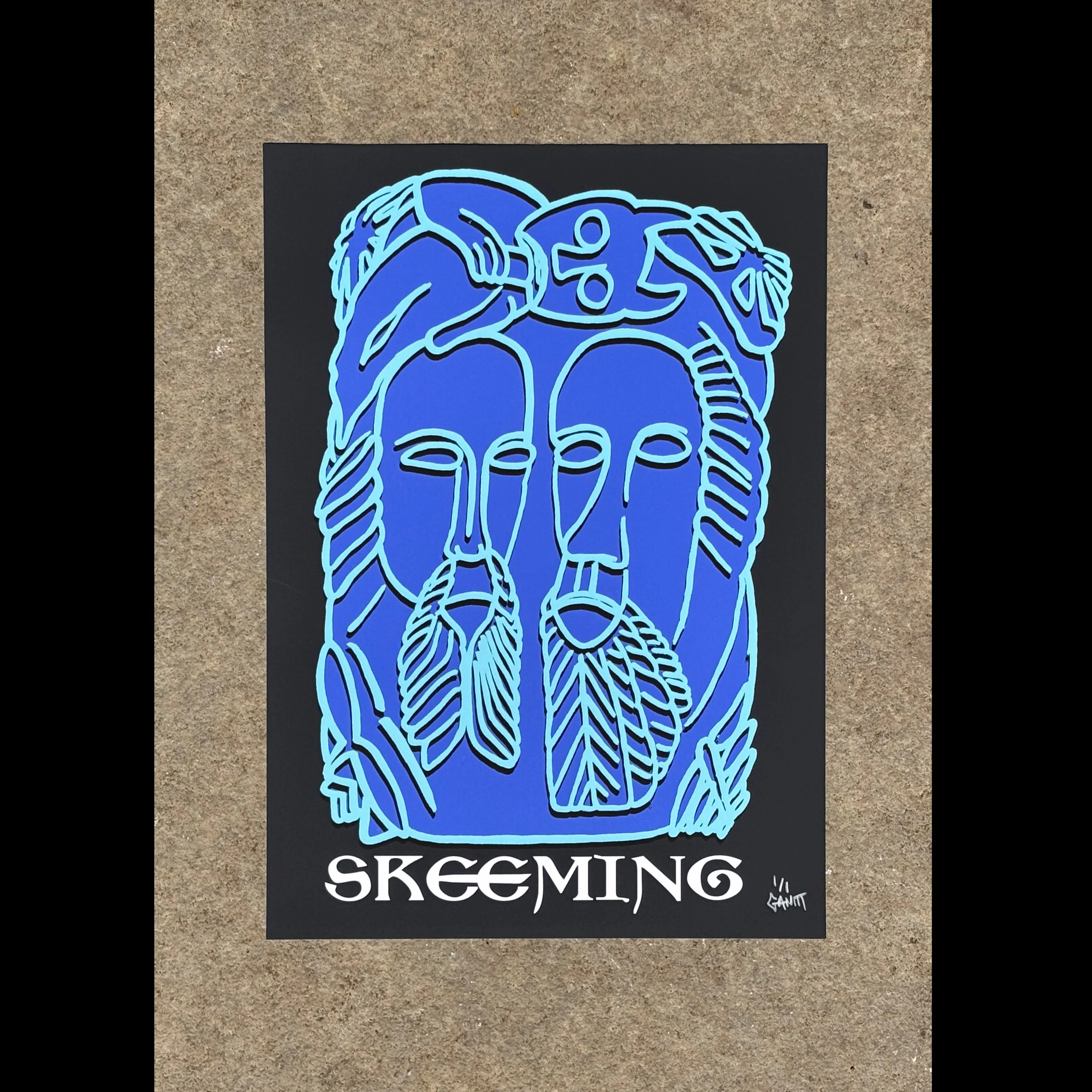 Skeeming Print