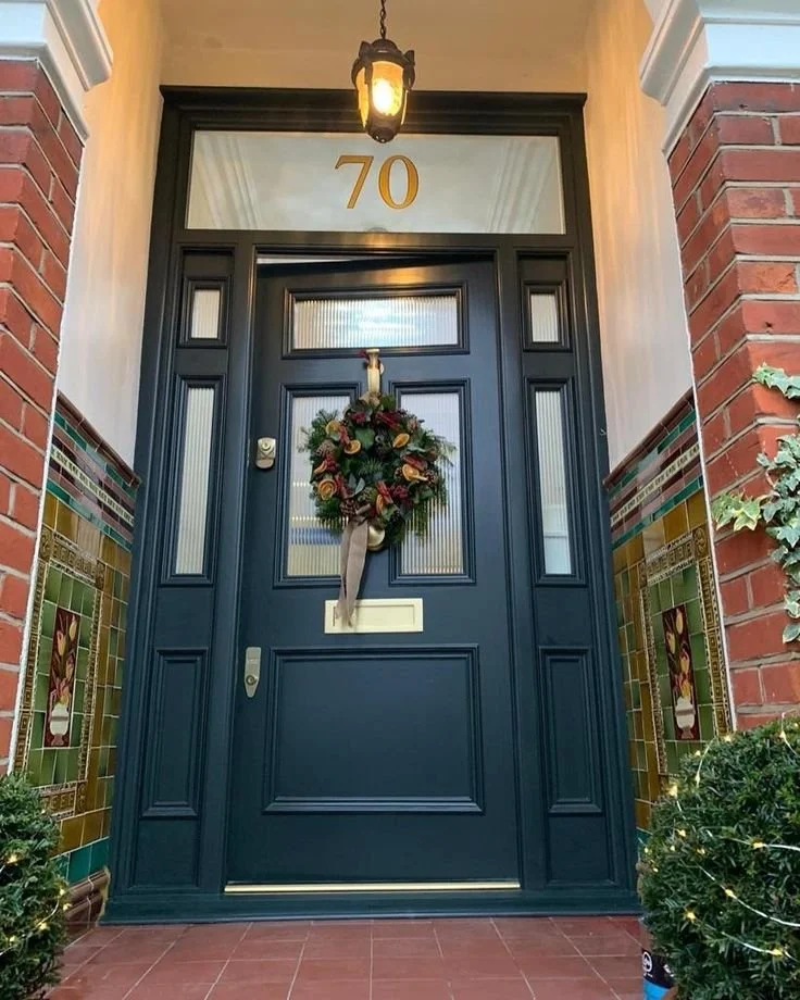 edwardian timber front door wooden
