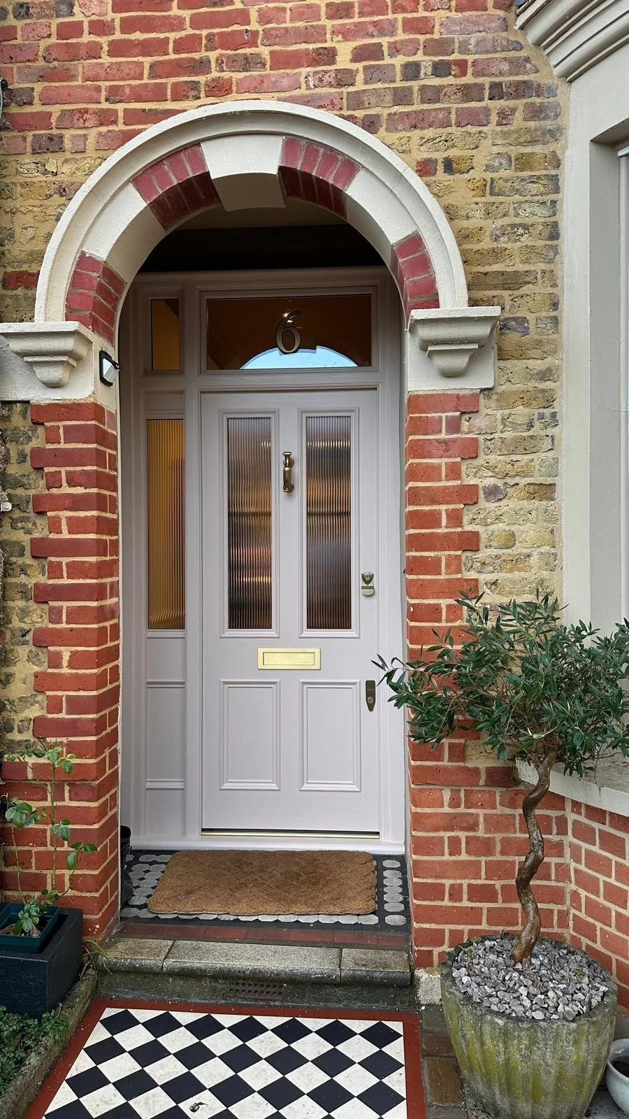 Victorian timber front door accoya