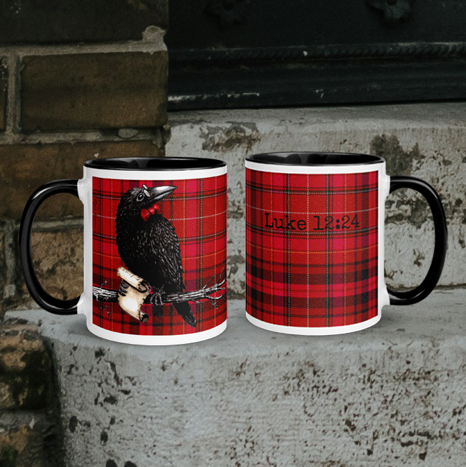 Alisdair the Raven Tartan Mug