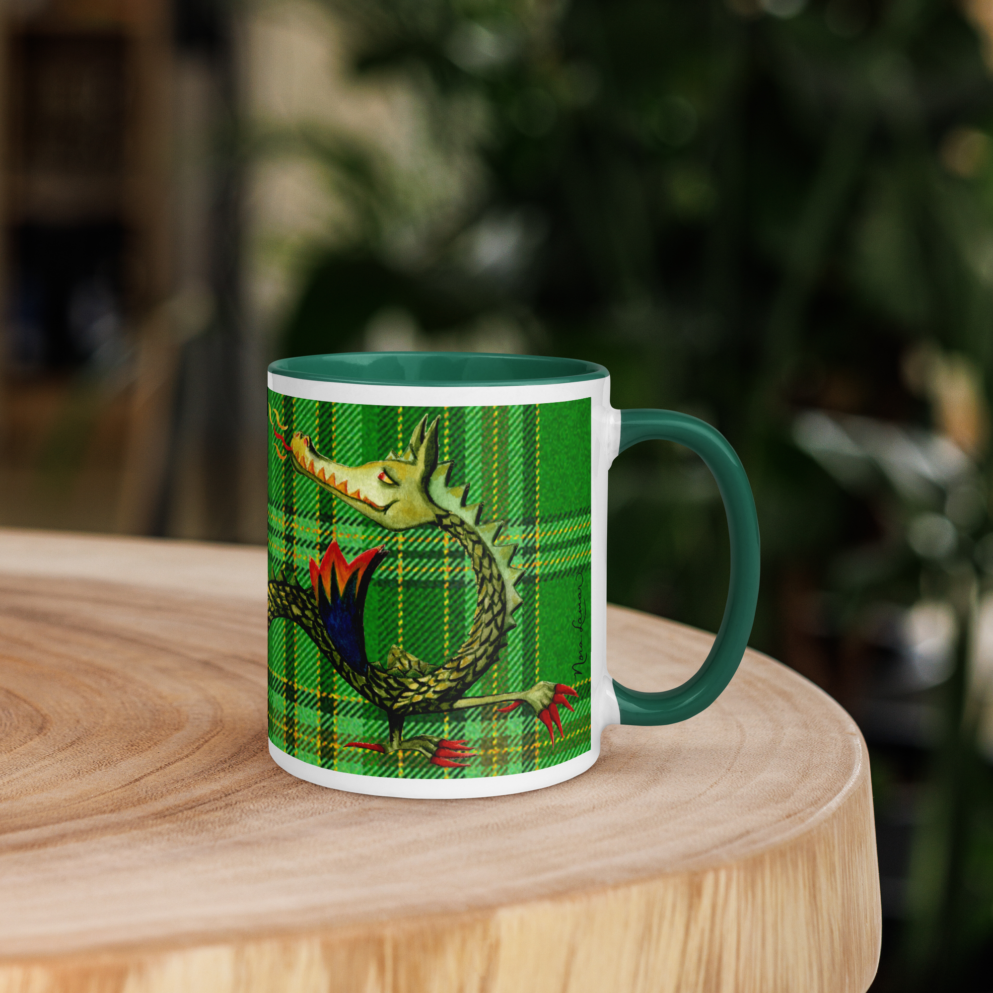 Draig the Dragon Tartan Mug