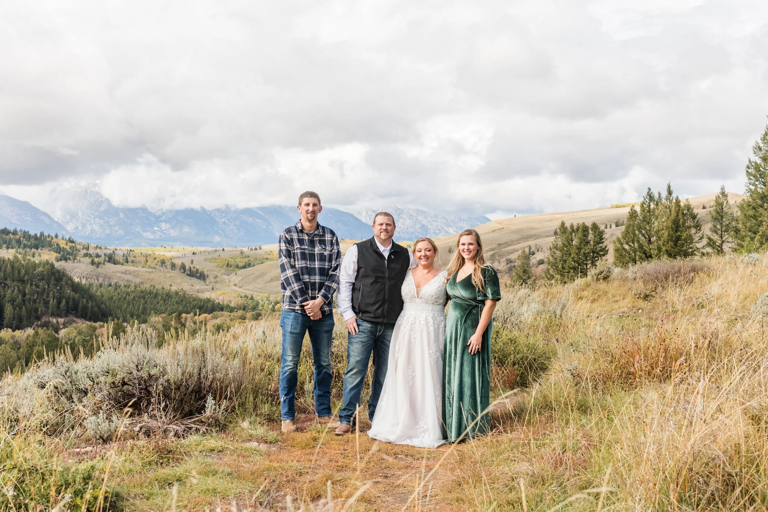 Jackson Hole Wedding Party for Elopement