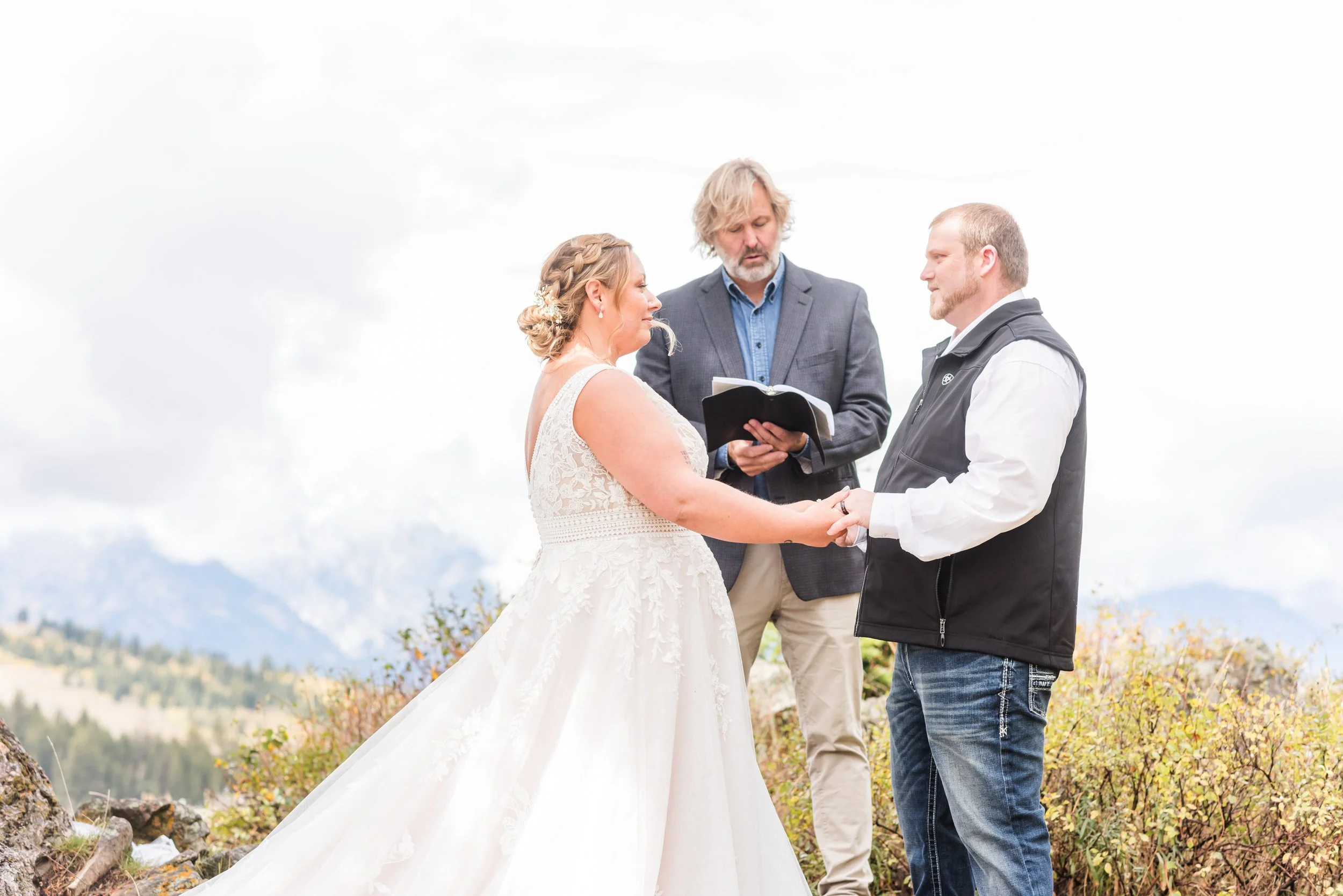 Jackson Hole Couple Eloping at the Grand Tetons
