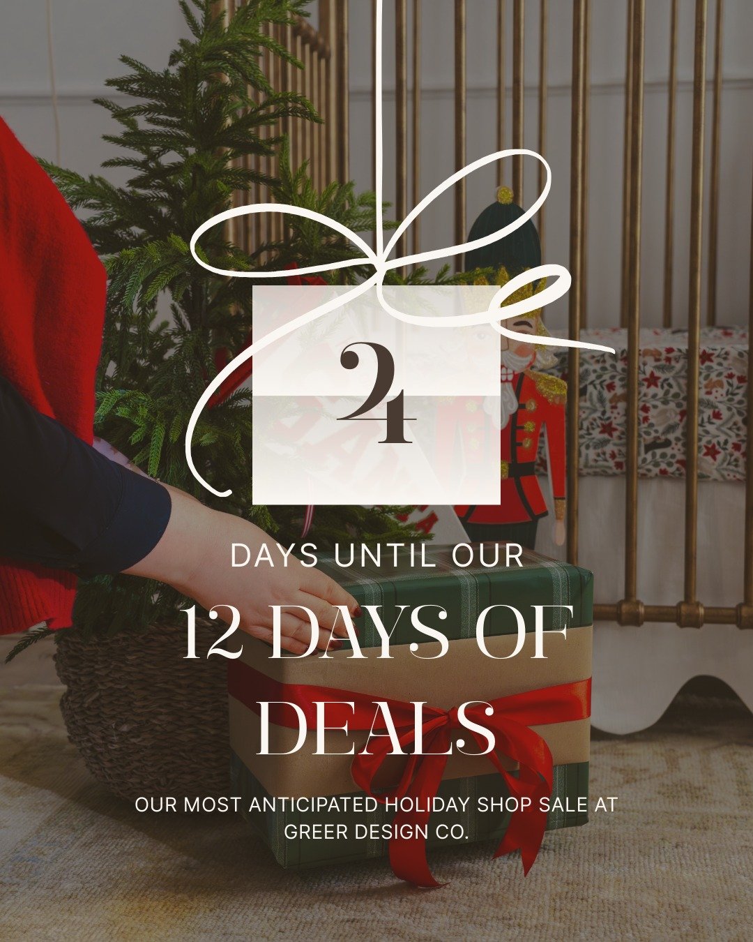 Mark your calendars, and prepare to get magical with us this Saturday! 🎁

We can't wait to deck your halls with ALL the GDCo. decor this holiday season! Our first deal is ✨ 40% OFF store (and site)wide ✨. Our shop will be open from 9AM - 2PM! 

Onli