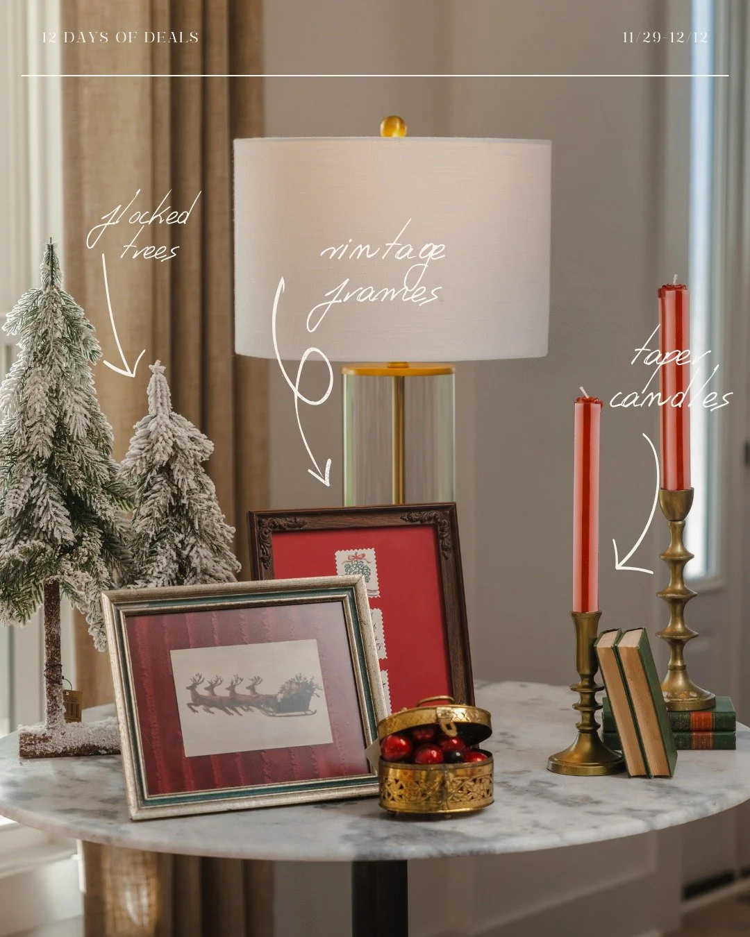 From vintage accents that can be used year-round to festive d&eacute;cor that brings all the cheer, today&rsquo;s the perfect day to add a little sparkle to your space.

Shop online with us for ✨Cyber Monday✨ and get 30% OFF your entire purchase with
