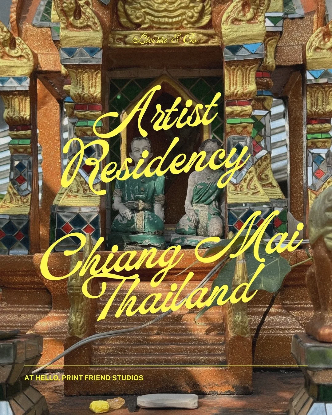 ✨ Applications are OPEN! ✨
Come join us in Chiang Mai, Thailand for a printmaking residency at Hello, Print Friend Studios.

🌿 Work one-on-one with our master printer
👩&zwj;👩&zwj;👧 Families welcome &mdash; housing right behind the studio
🗓 Resid