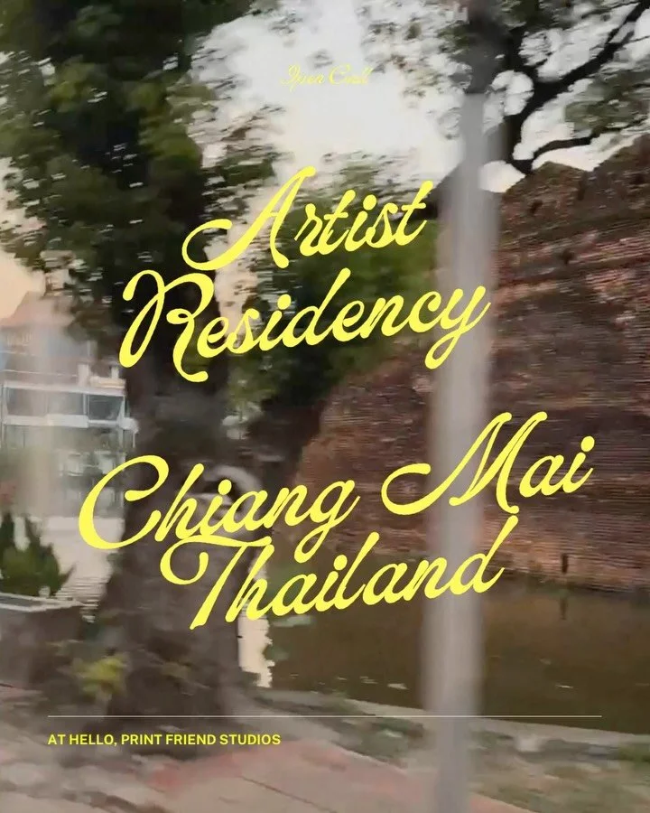 Applications are now open for our 2027 residencies at Hello, Print Friend Studios in Chiang Mai.

We are now scheduling artists from February through June 2027.

This residency is dedicated to traditional lithography, offering artists the time, space