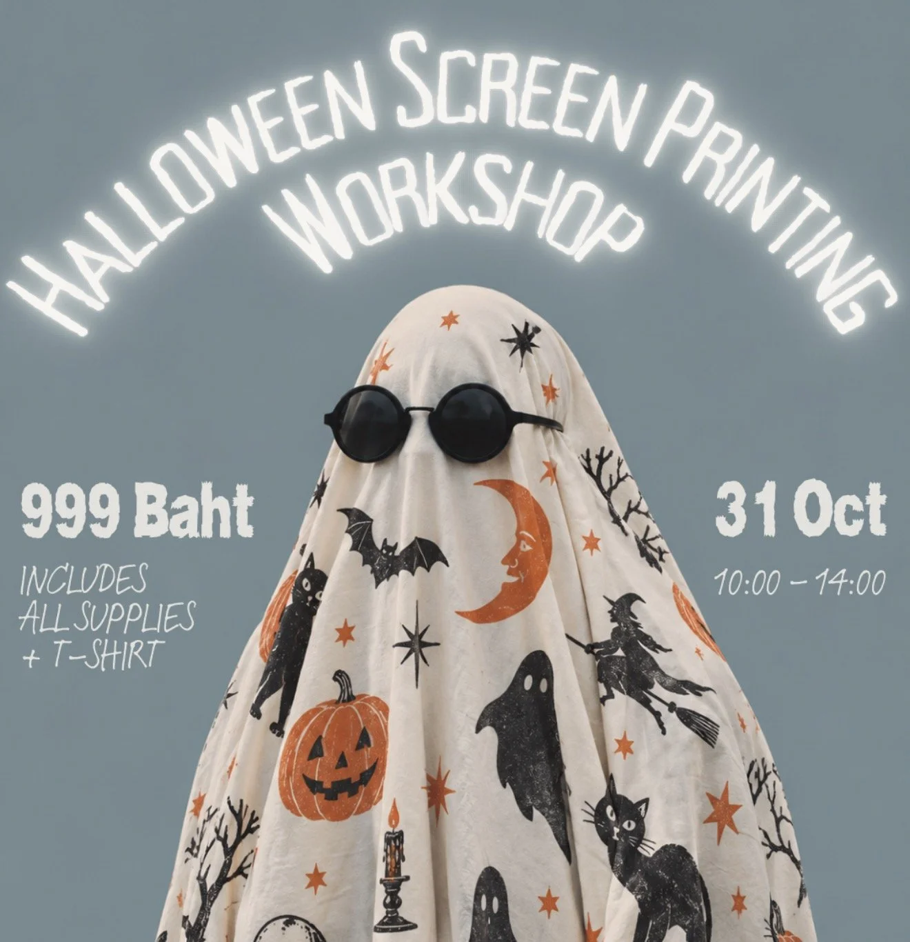Halloween Screen Printing Workshop