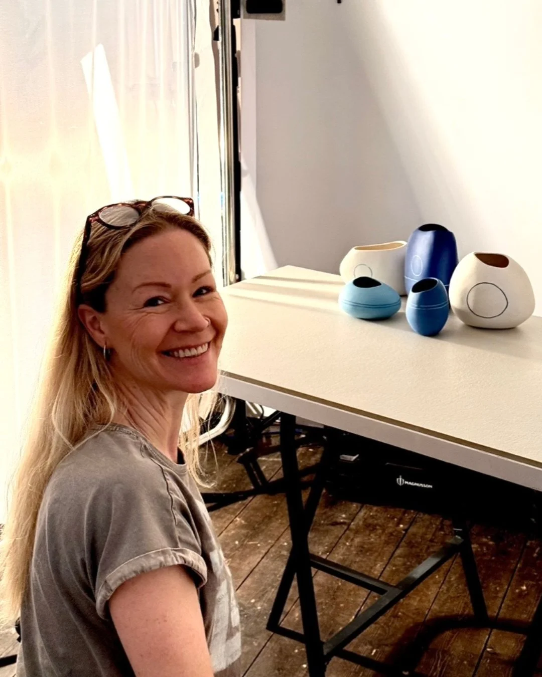 Get to know Bekky, our new specialist tutor joining us from January to teach an 8-week introductory course in slab-built ceramics! The perfect place to begin your pottery journey.⁠
⁠
Bekky&rsquo;s pottery career began with slab-built ceramics, creati