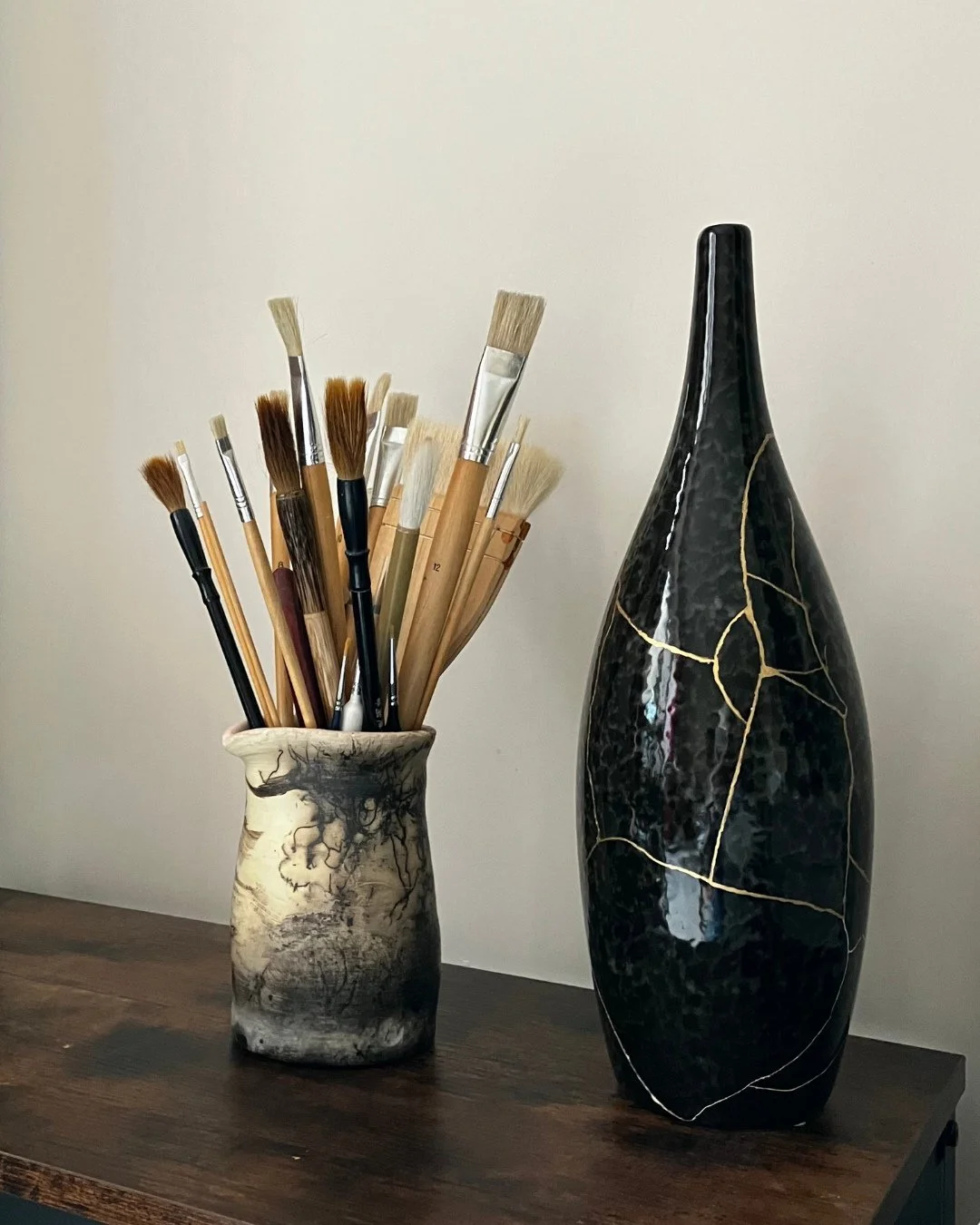 Our first weekend guest potter workshop of 2026 will be with Andri Maimaridou, exploring the art of Kintsugi ✨⁠
⁠
Kintsugi, or &ldquo;golden joinery,&rdquo; is the Japanese art of repairing broken ceramics with Urushi lacquer and precious metals. Ins