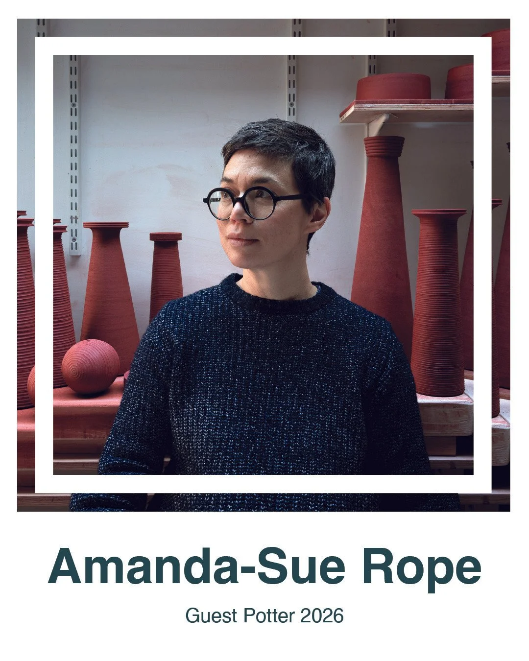 This summer, we will be joined by London-based ceramist Amanda-Sue Rope.⁠
⁠
Drawing inspiration from architecture spanning Neolithic stone circles to twentieth-century buildings, Rope combines wheel-thrown and hand-built techniques to explore stackin
