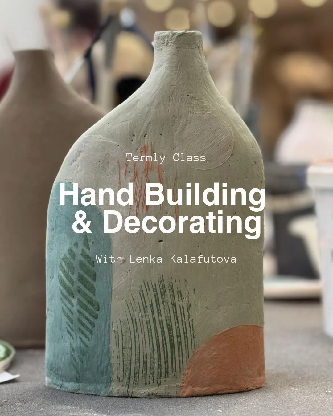 Our Surface Decoration class is now Hand Building &amp; Decorating.✨

Learn how to make AND decorate your own ceramics in one course - perfect for beginners.

Get creative, learn new skills, and take home something truly your own.

Limited spaces ava