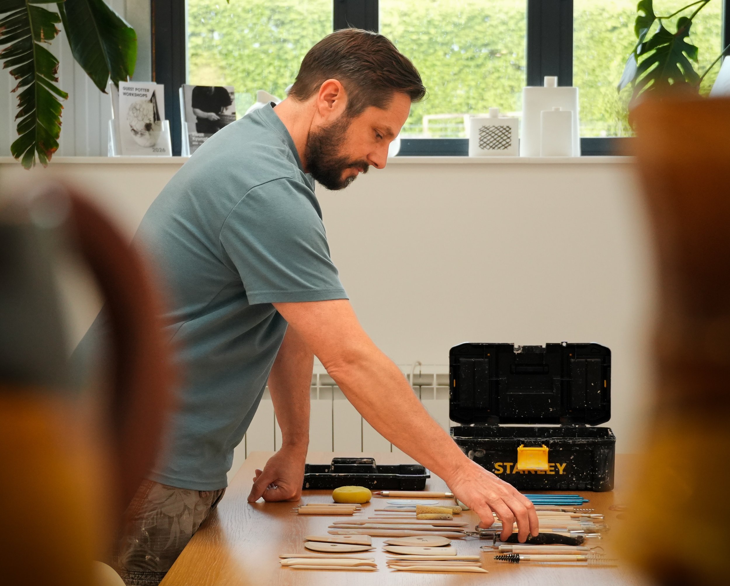 One of the nicest things to witness in the studio is when pottery starts becoming part of someone&rsquo;s everyday life, especially when their own collection of tools begins to grow, each marked with their initials and their own personal stamp to lea