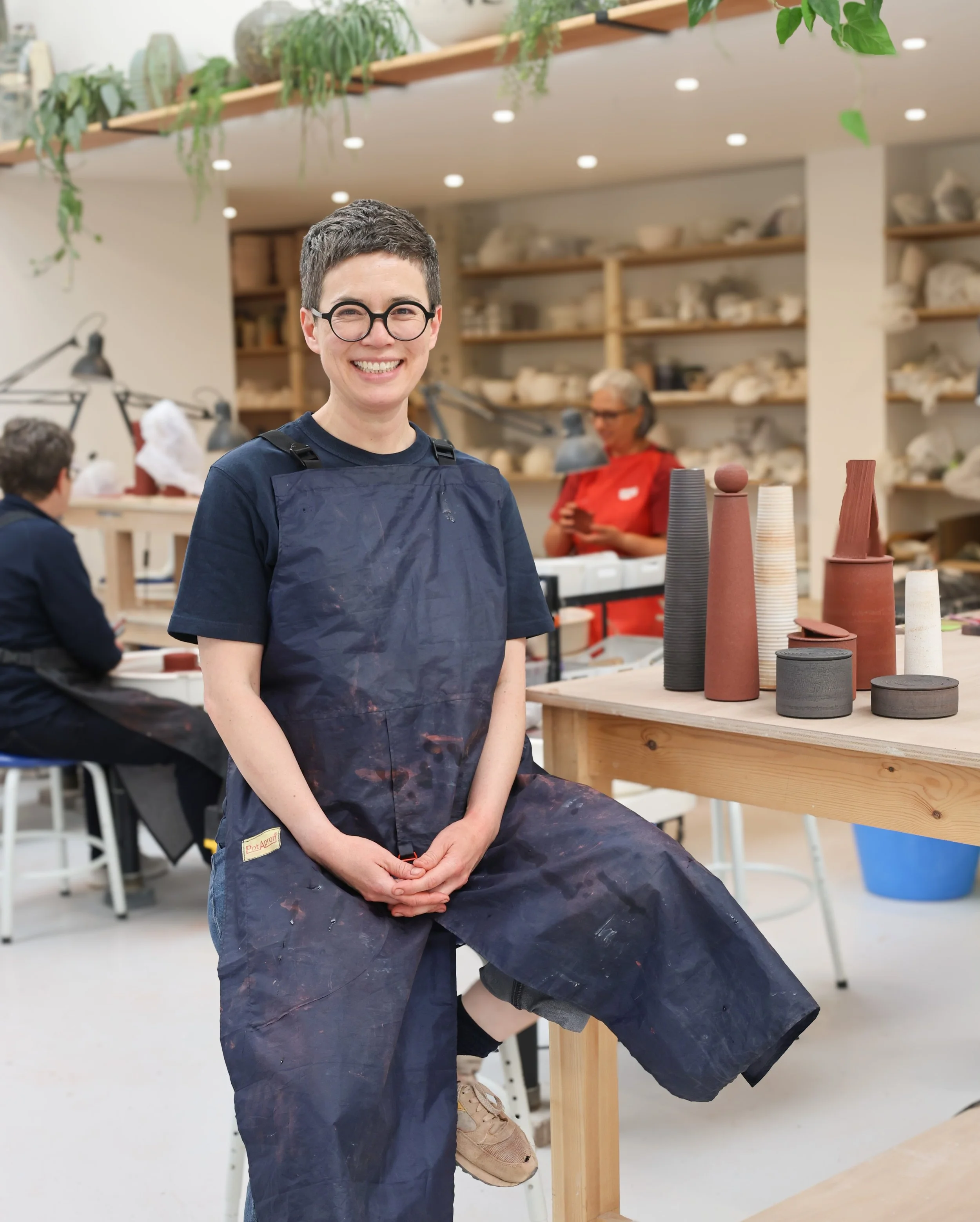 ✨Limited spaces available for this five day workshop with ceramist Amanda-Sue Rope.✨

Details in the caption below 👇 

Drawing inspiration from architecture spanning Neolithic stone circles to twentieth-century buildings, Rope combines wheel-thrown 