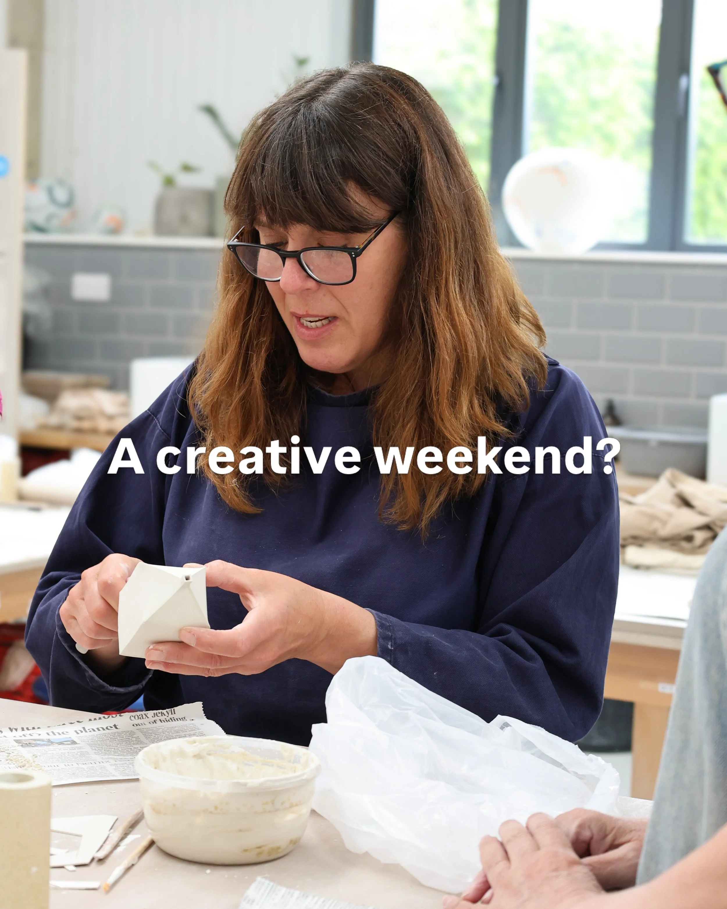 Final places remain for our July porcelain weekend workshop with Justine Allison.

Two days focused on delicate handbuilt forms, layered porcelain surfaces and developing confidence with this beautiful but challenging material.

Small group, lots of 