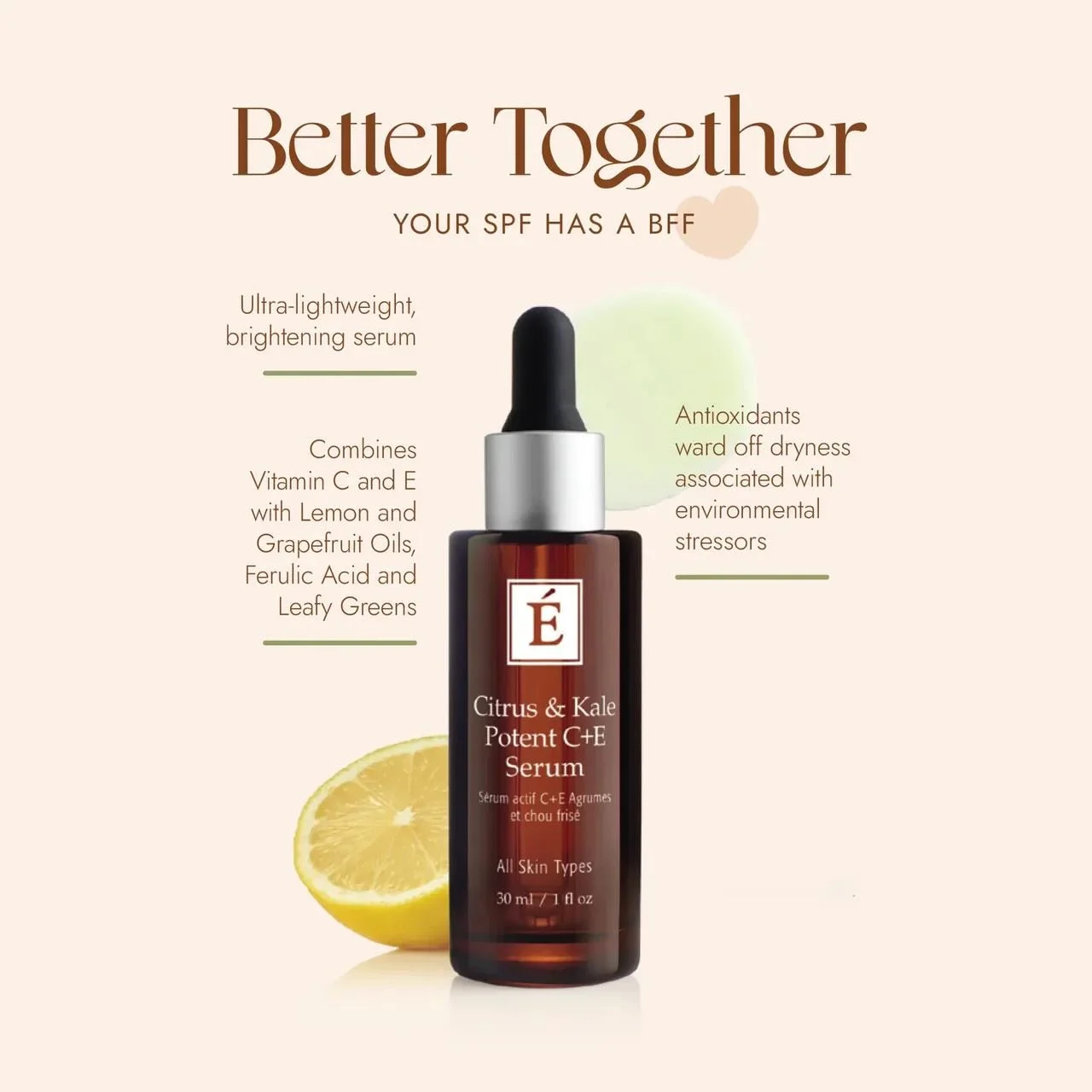 Vitamin C + SPF = your skin&rsquo;s power duo ☀️✨

Did you know sunscreen alone only blocks about 55% of free radicals from UV exposure? That&rsquo;s where vitamin C steps in. Applied before your SPF, this antioxidant helps neutralize damage from the