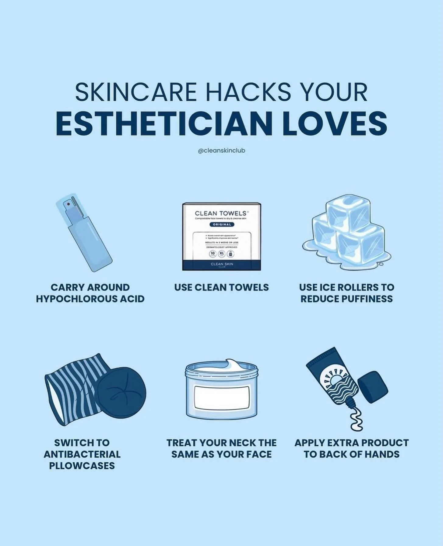 ✨ Little skincare habits = big results. Save these esthetician-approved tips for your healthiest glow yet. Your skin will thank you. 💙