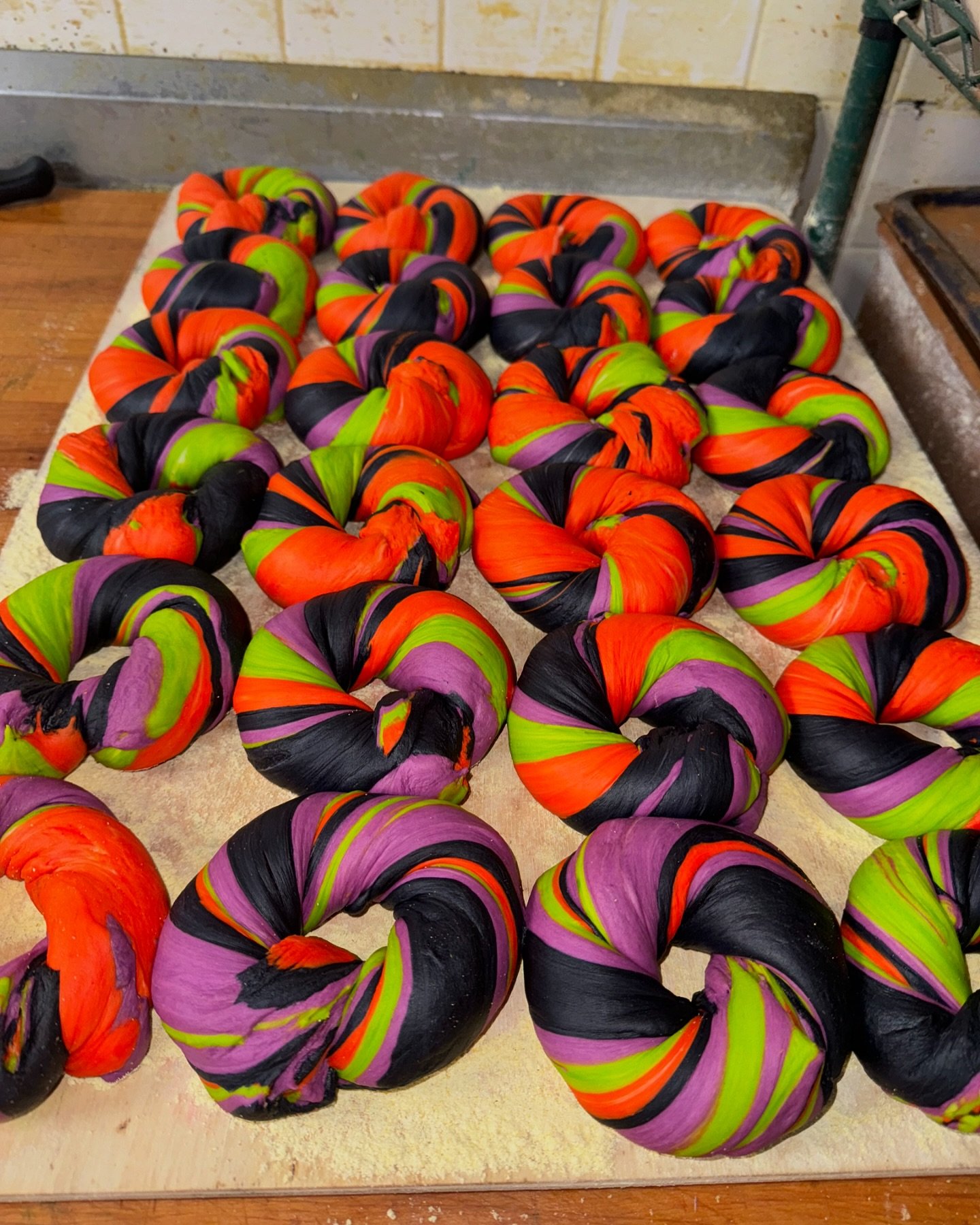 Them Halloween bagels are 🎯🎯🔥🔥⛽️⛽️