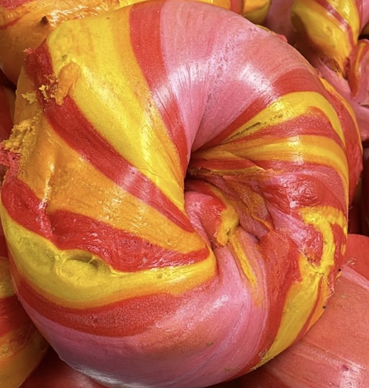 Rainbow Specialty Bagel