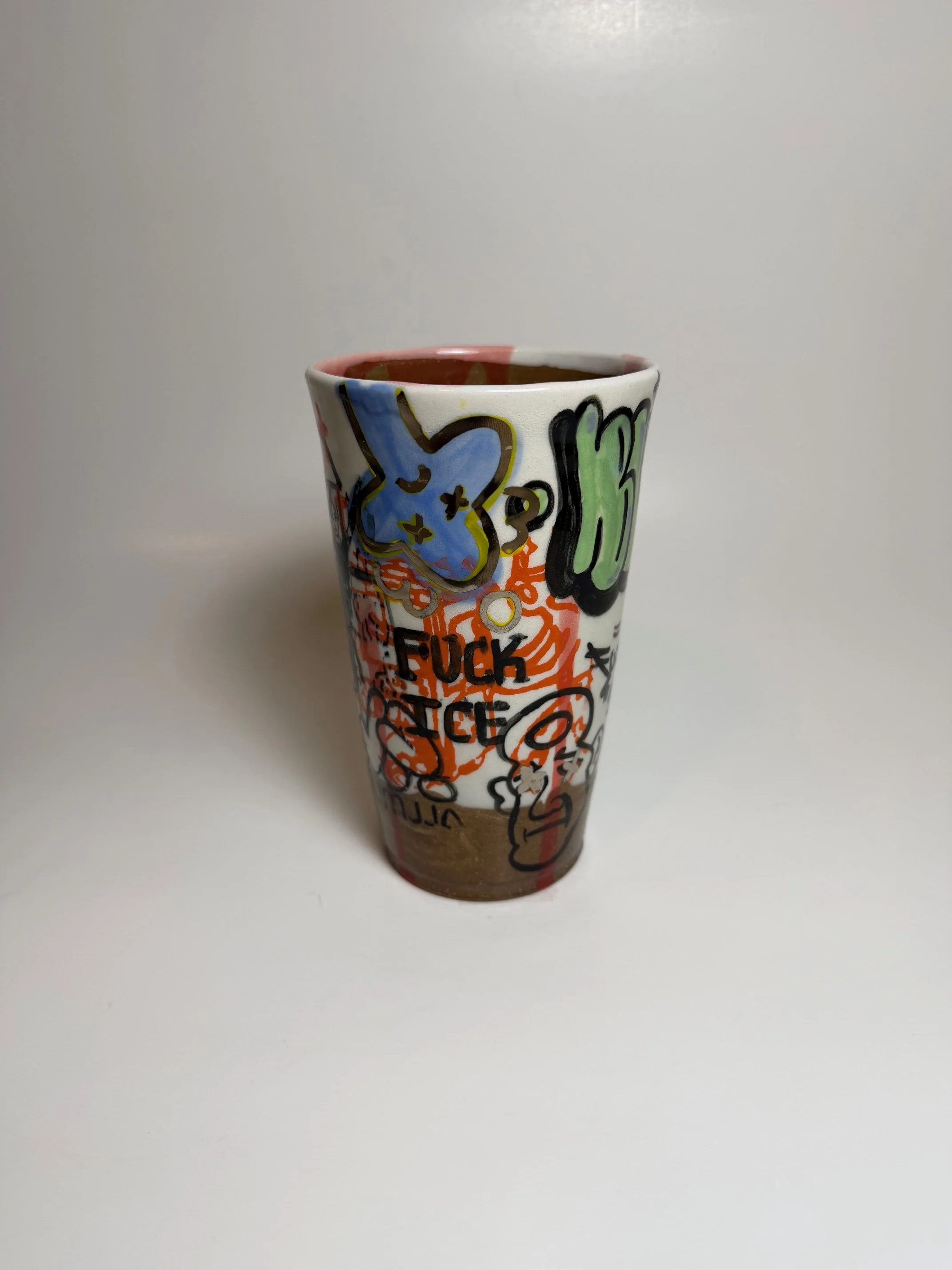 FUCK ICE CUP #2 (Red Clay Series)