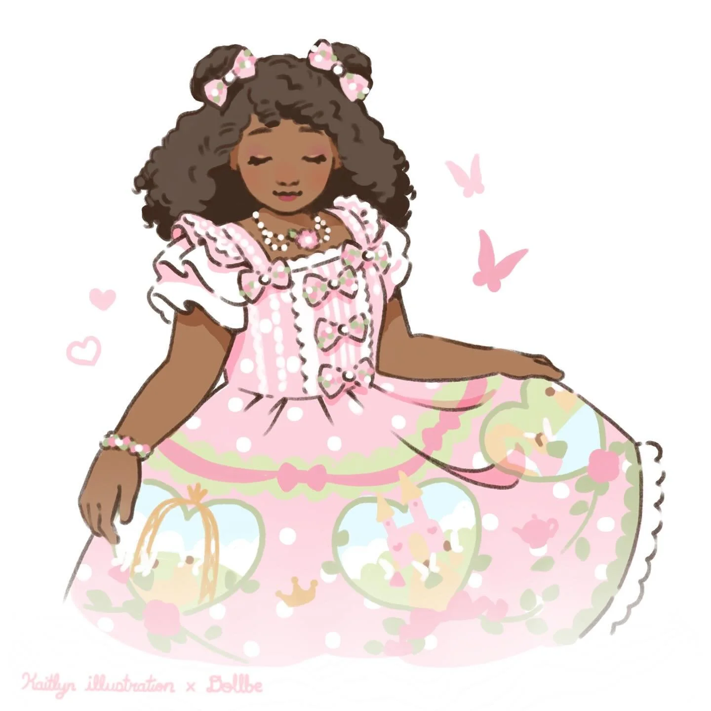 The Fairy Tale collection by @dollbeshop and me is now available for preorder! 🎀🦋💕

#eglcommunity #eglfashion #kawaii #fairies #art