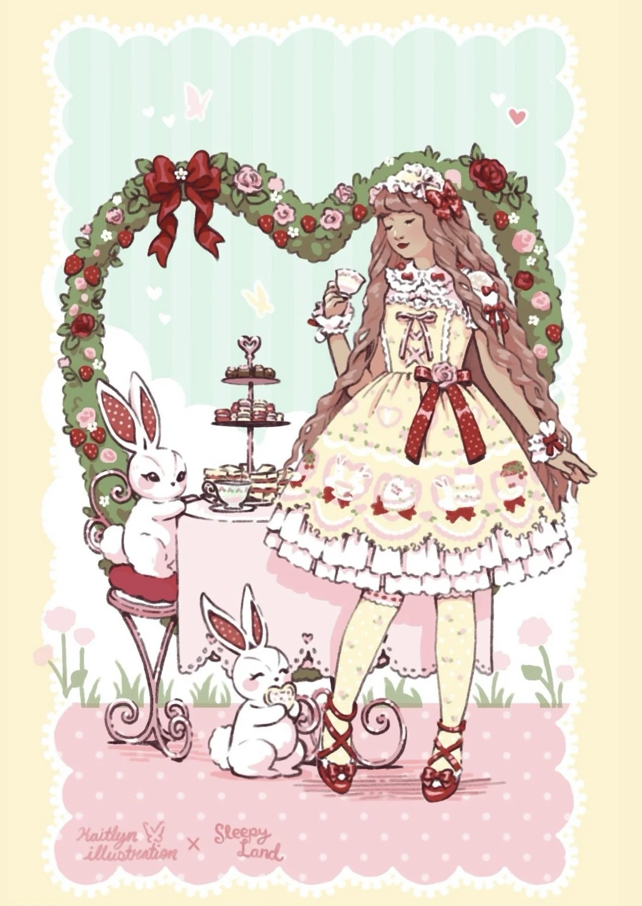 Sleepyland Shop “Sugar Bunnies” JSK