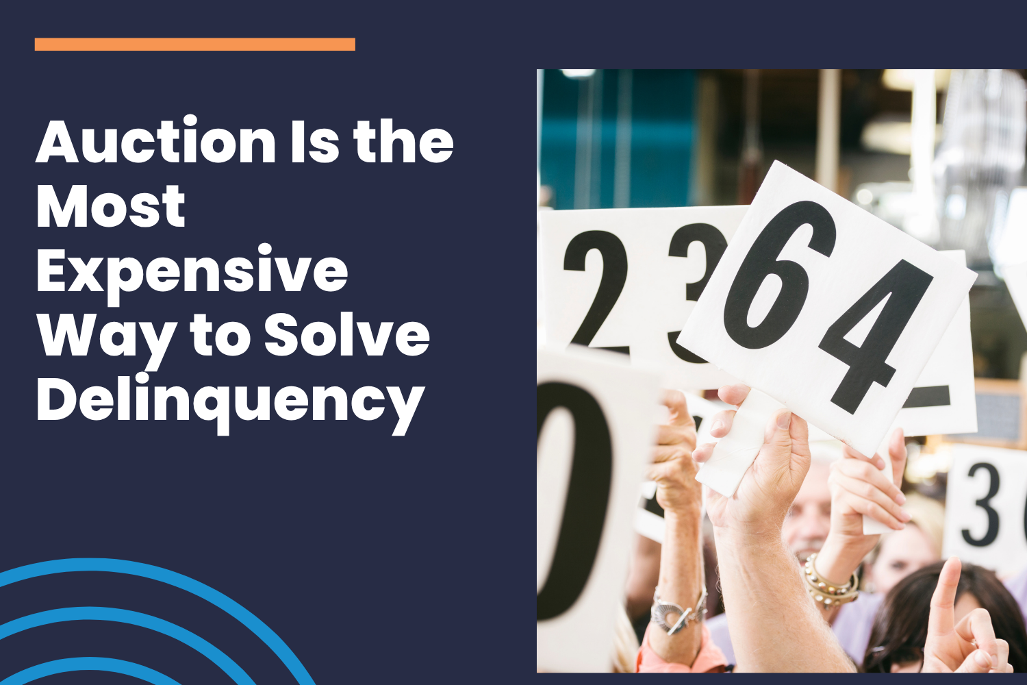 Auction Is the Most Expensive Way to Solve Delinquency