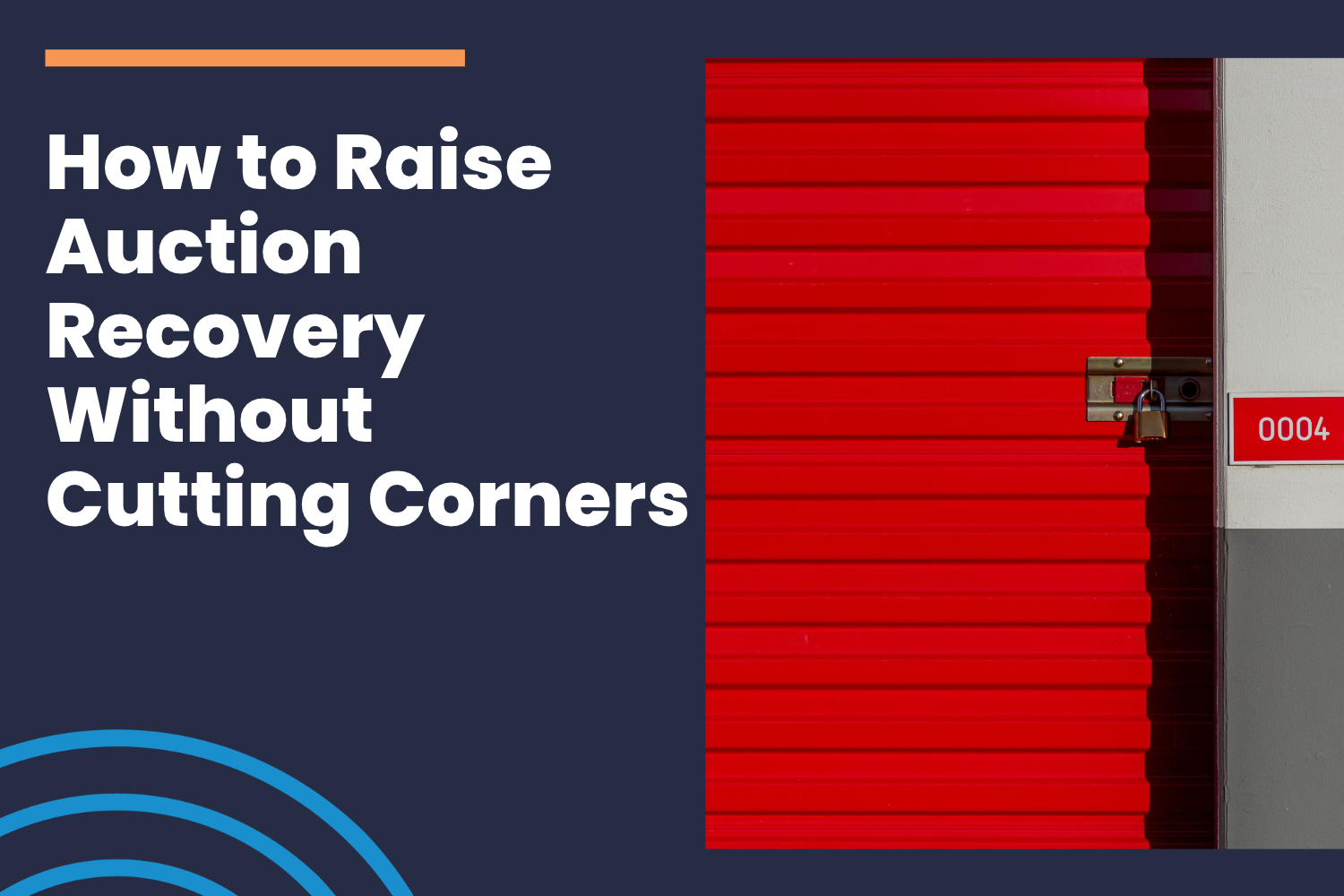 How to Raise Auction Recovery Without Cutting Corners