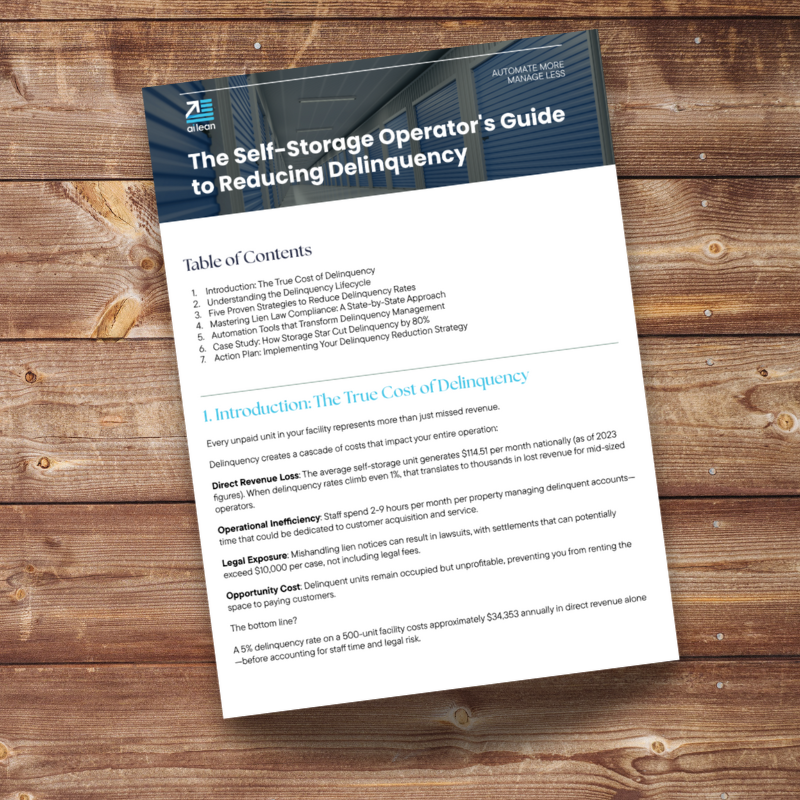 How to architect revenue operations for a self-storage operator in 2027
