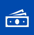 Icon of a stack of dollar bills