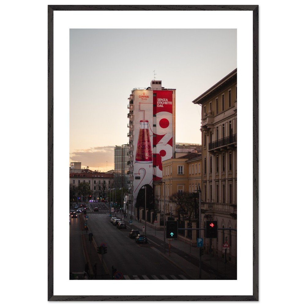 Campari Mural at Golden Hour