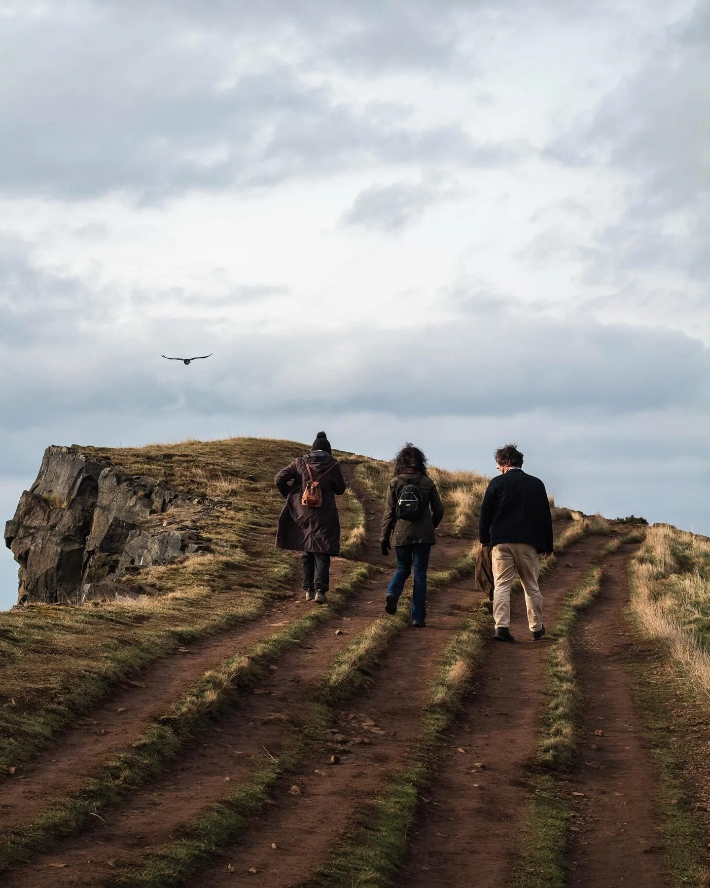 Climbing Arthur&rsquo;s Seat, Edinburgh, February 2025.
.
#scotland #arthursseat #edinburgh
