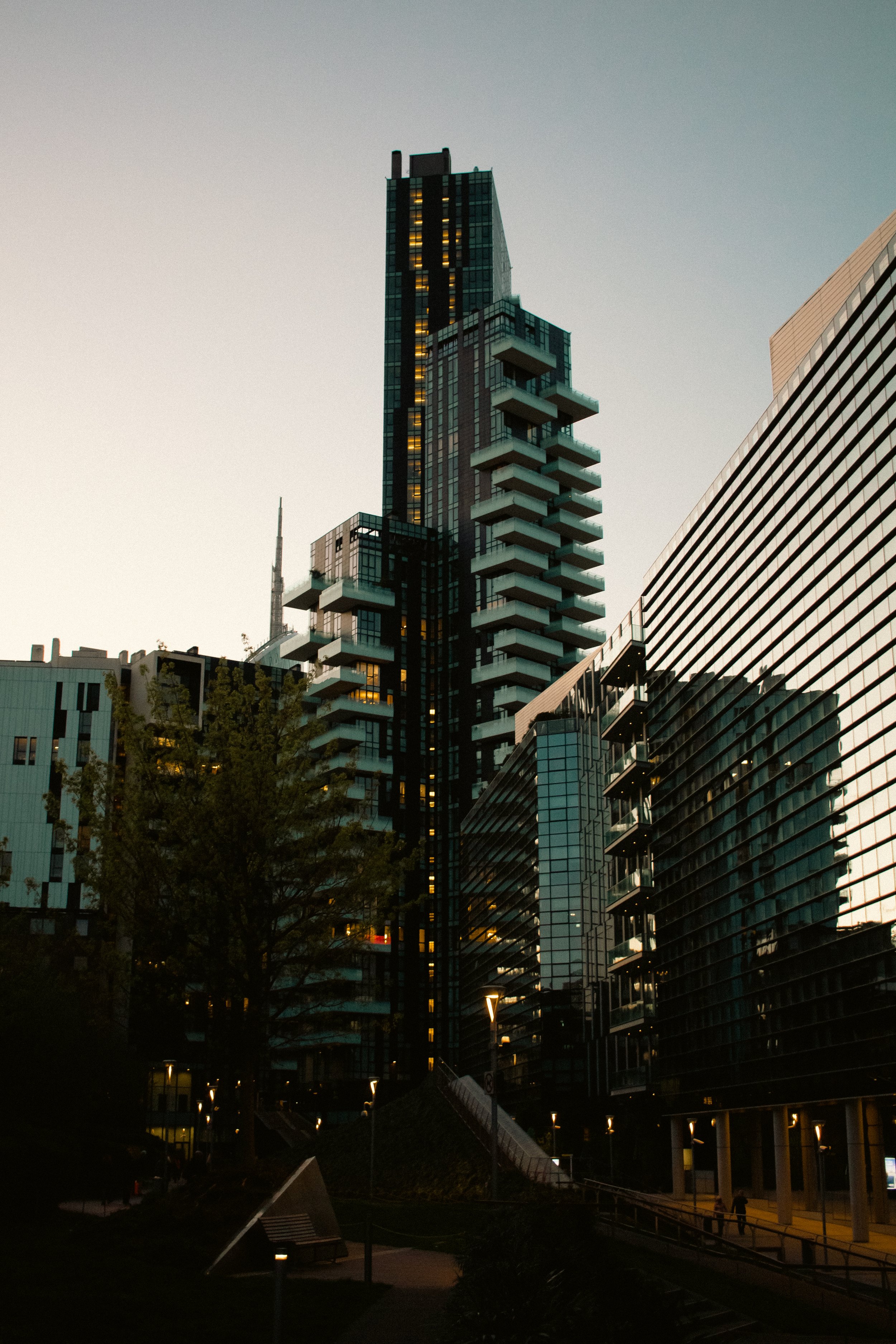 Highrise In The Evening