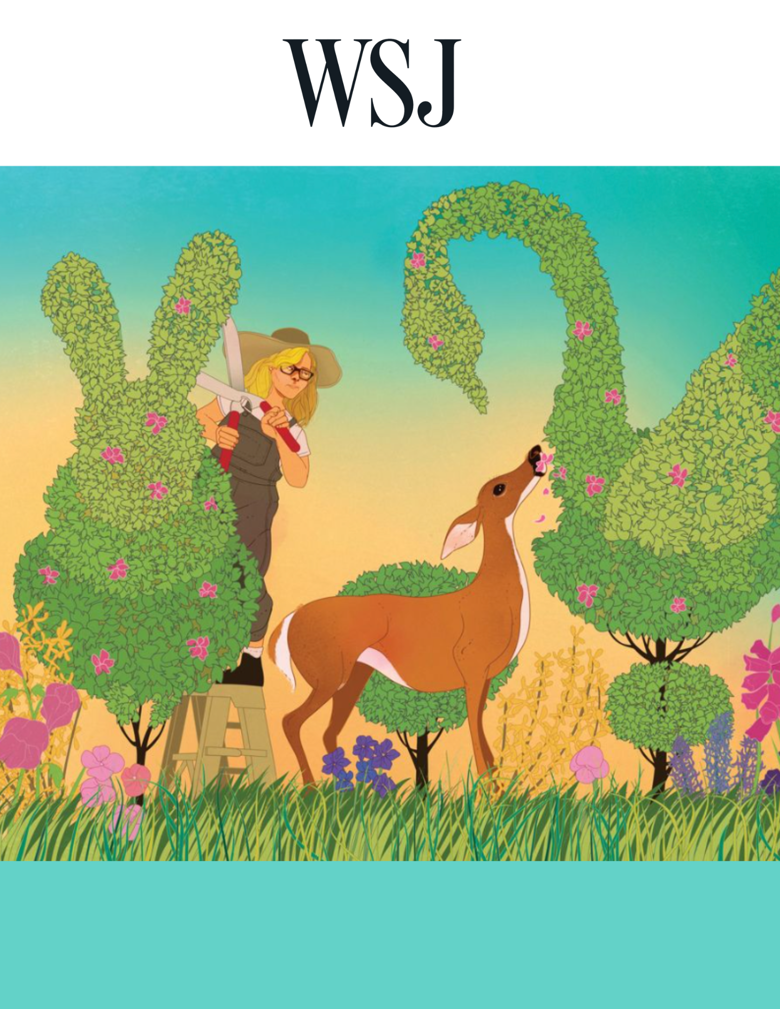  The Wall Street Journal    July 2023   "How I Learned to Live with Destructive Deer"  